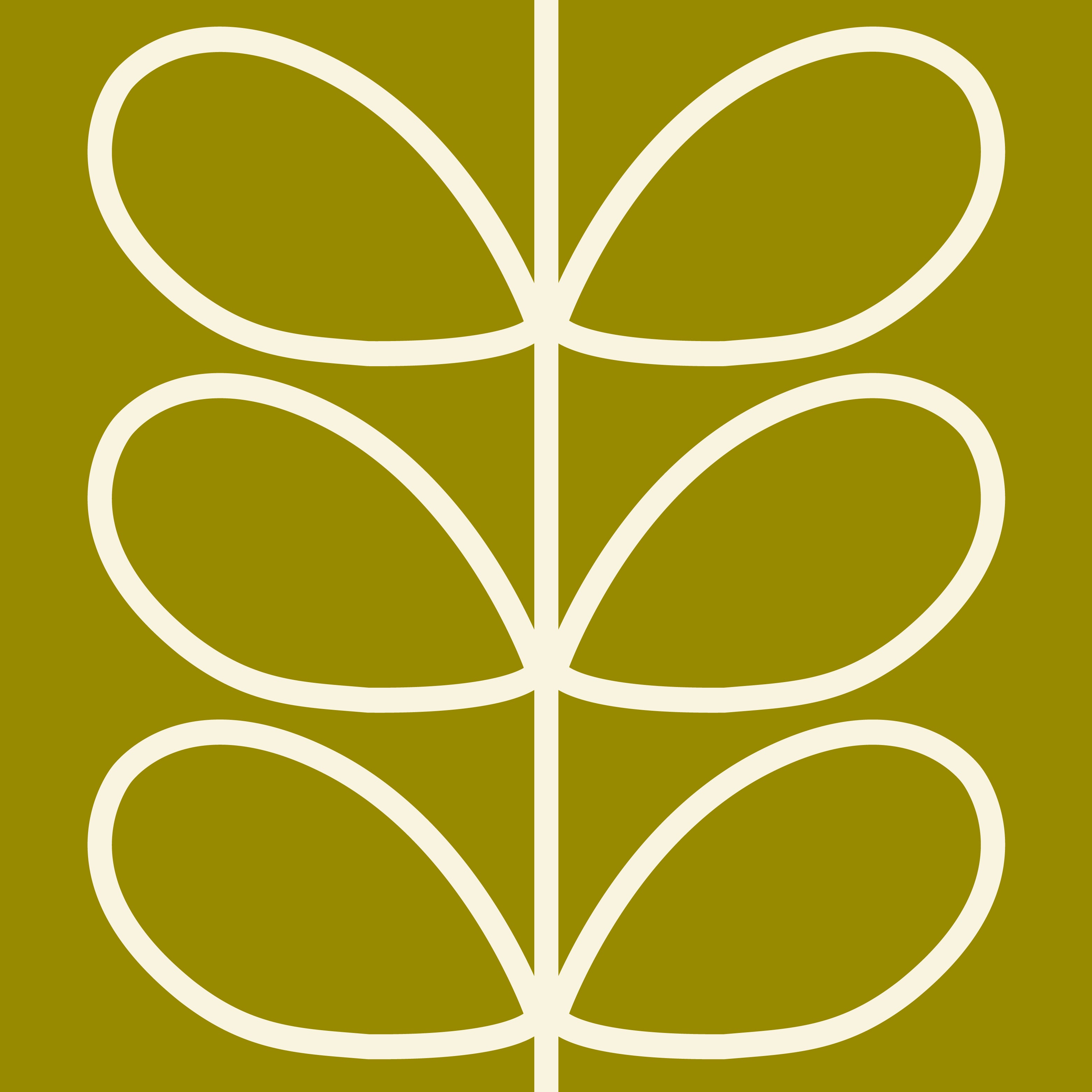 Print - Linear Stem Olive