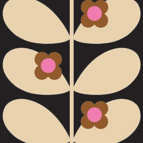 Print - Wild Rose Stem Black