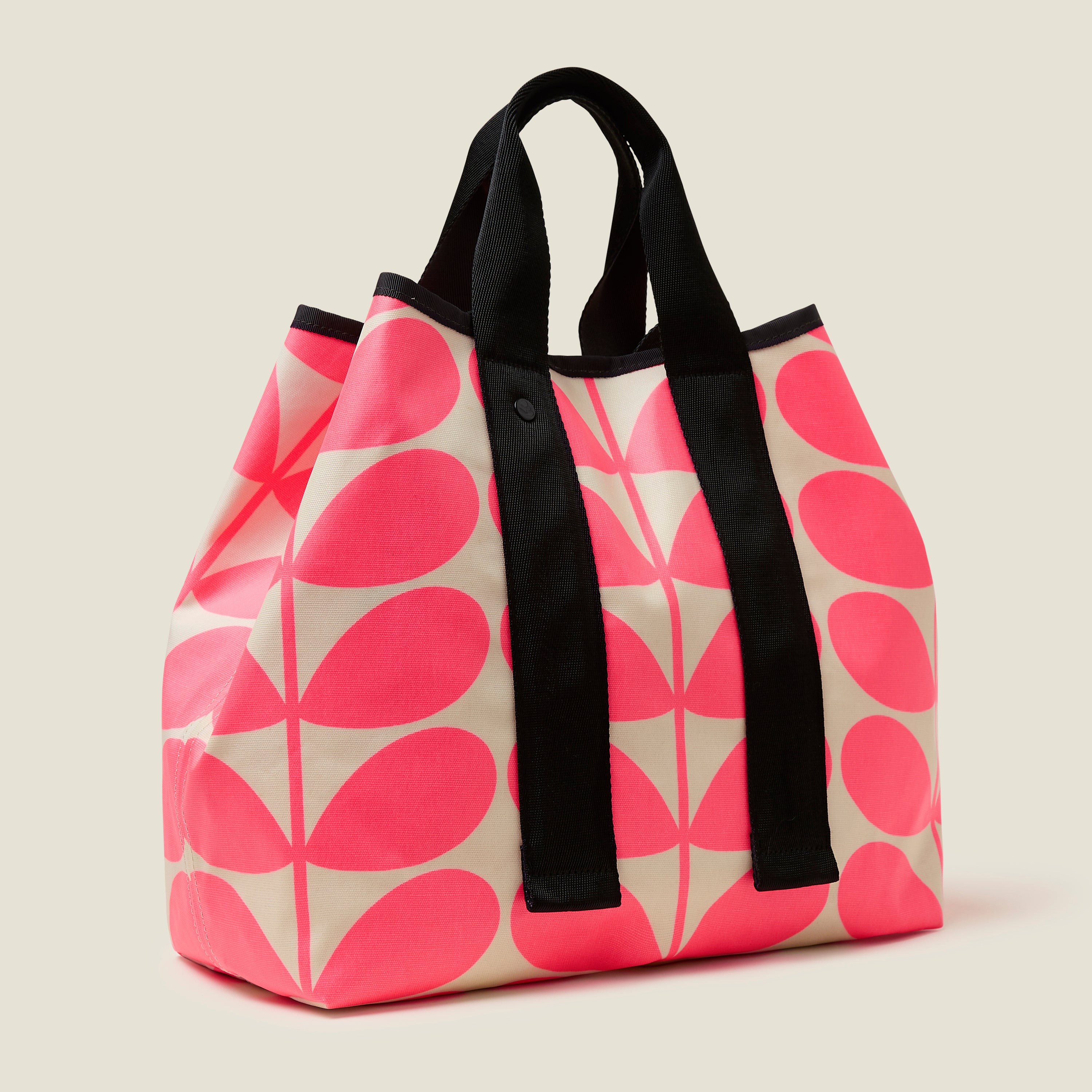 Carryall Basic Tote - Solid Stem Neon Pink