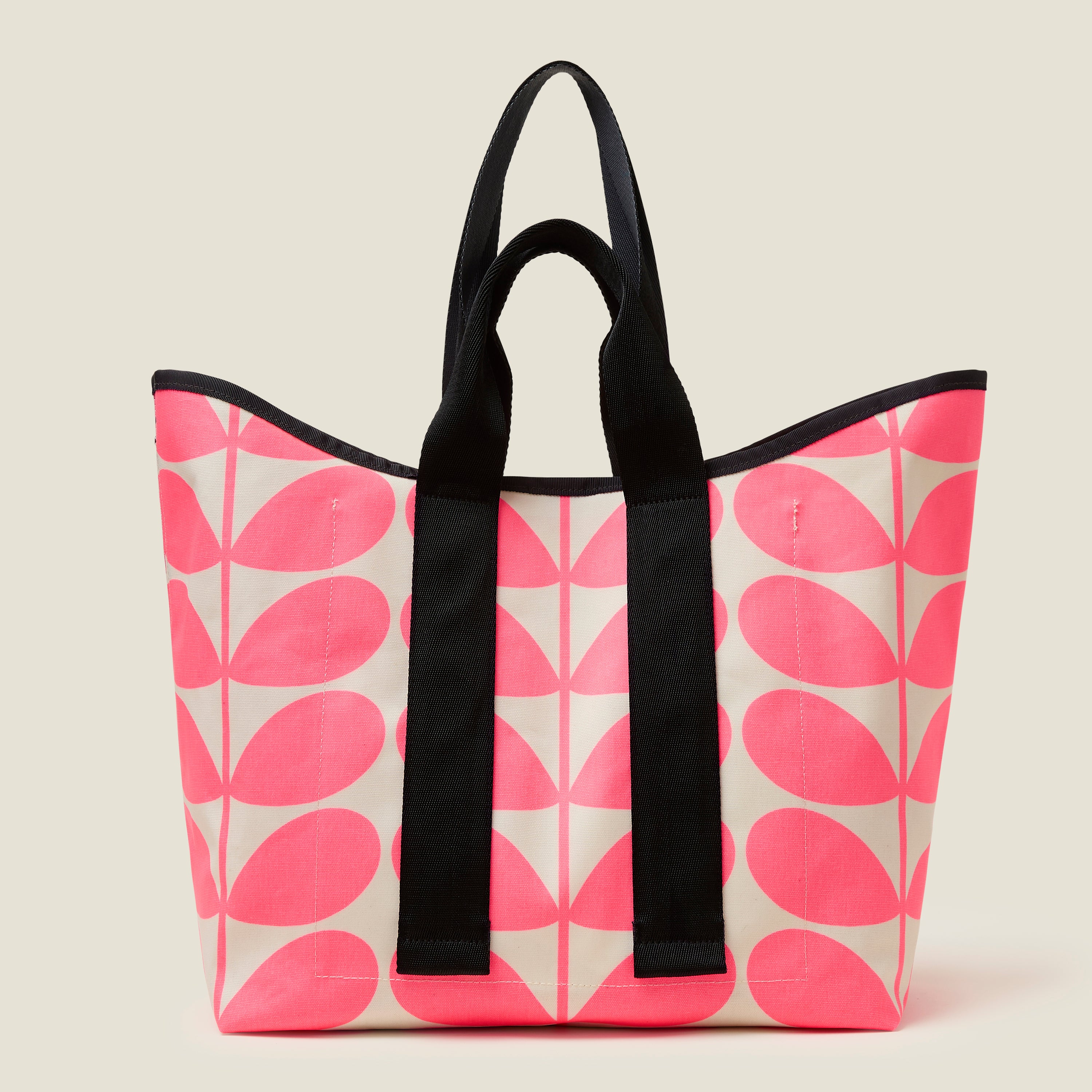 Carryall Basic Tote - Solid Stem Neon Pink