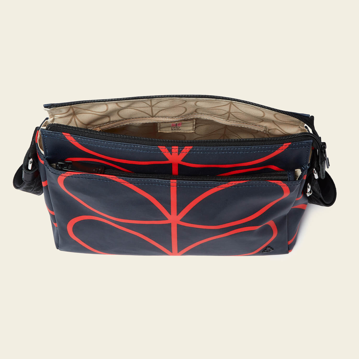 Fielder Crossbody - Linear Stem Navy