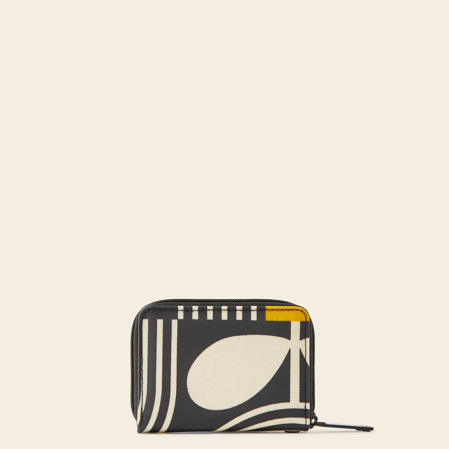 Remember Me Purse in Giant Striped Tulip Noir pattern by Orla Kiely