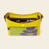 Carrymin Crossbody Bag in Daffodil Puzzle Flower pattern by Orla Kiely