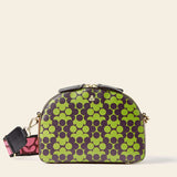 Luna Crossbody - Purple Puzzle Flower