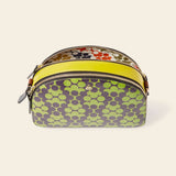 Luna Crossbody - Purple Puzzle Flower