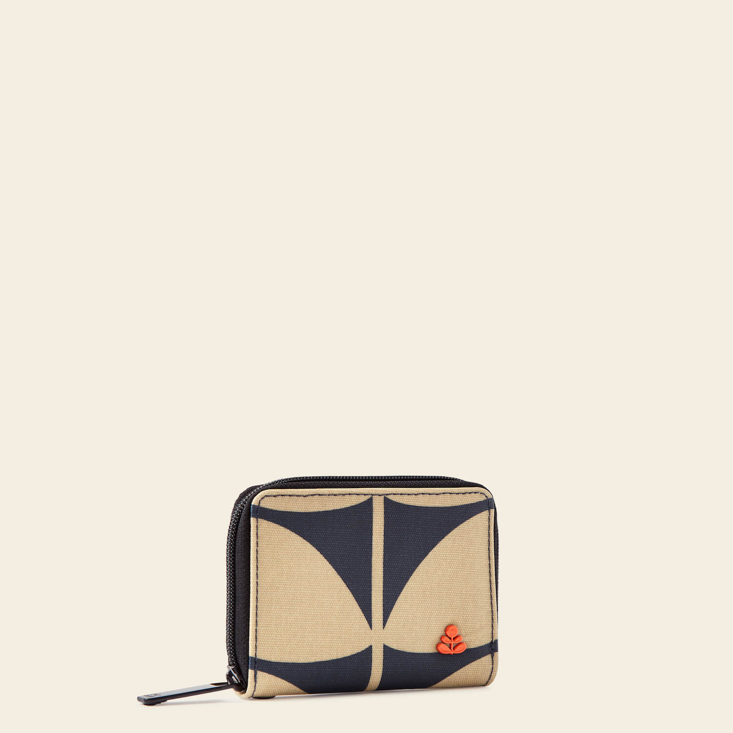 Remember Me Purse in Solid Stem Oatmeal pattern by Orla Kiely