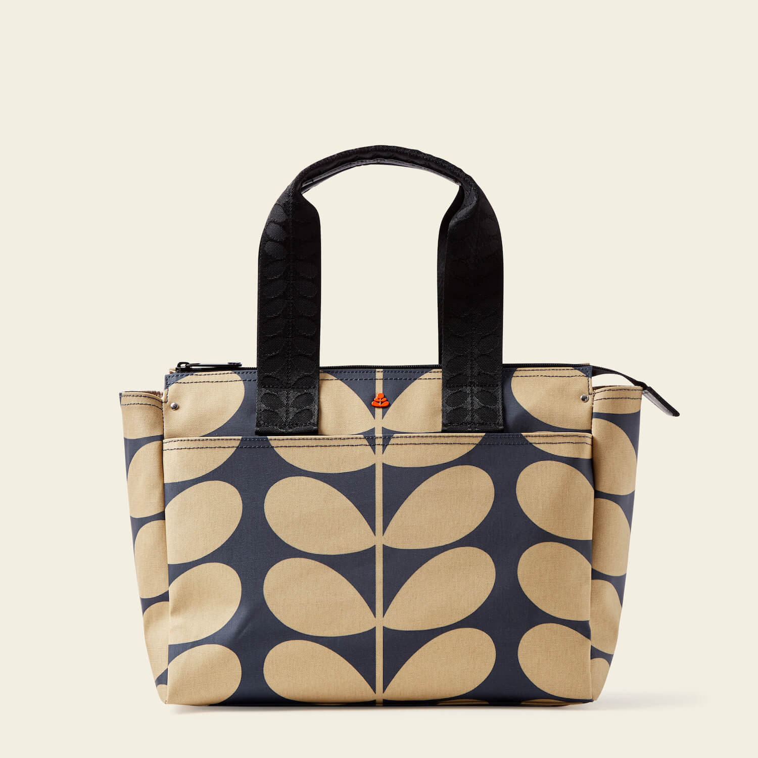 Watson Handbag in Solid Stem Oatmeal pattern by Orla Kiely