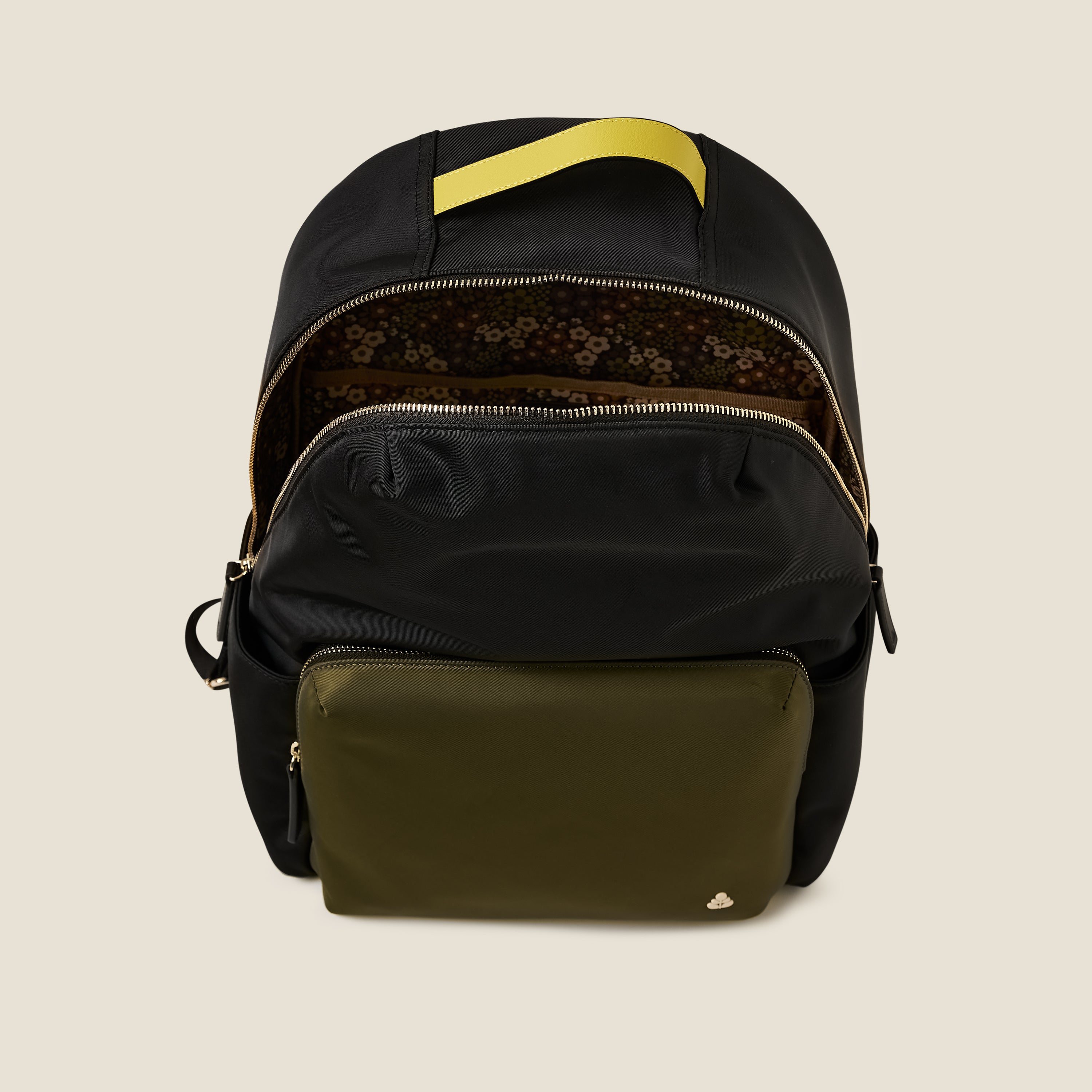 Colourblock Backpack - Black