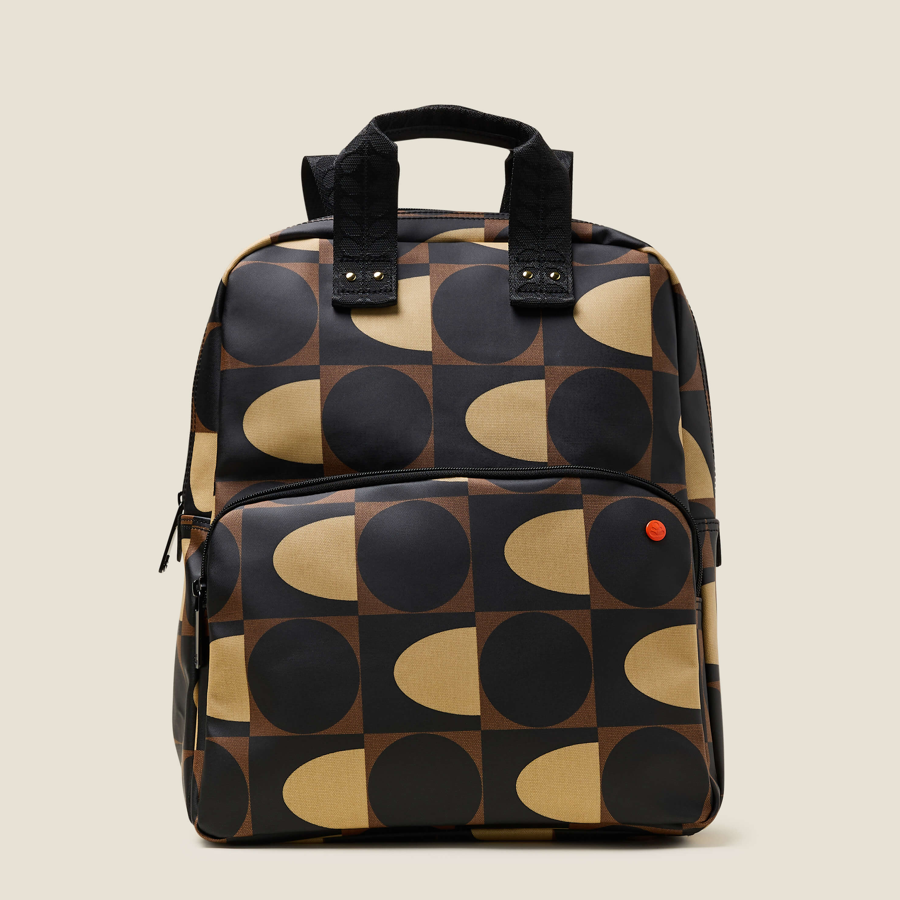 Lotta Backpack - Spot Square Mocha