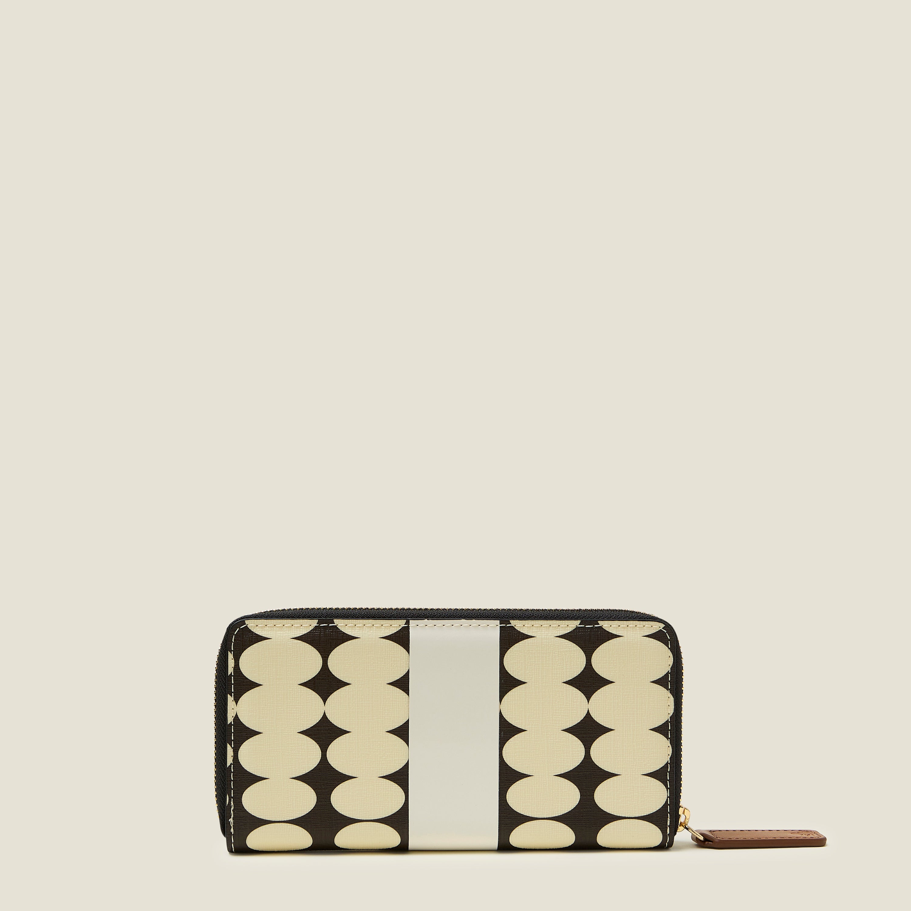 Forget Me Not Wallet - Optical Oval Mocha