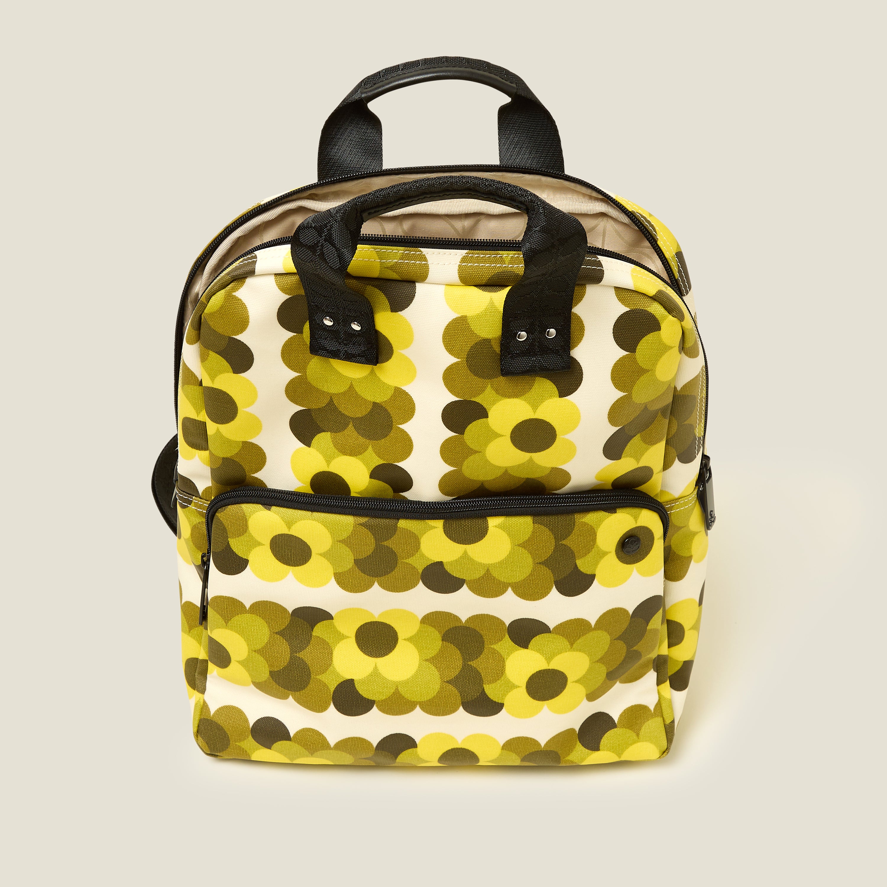 Lotta Backpack - Retro Flower Yellow