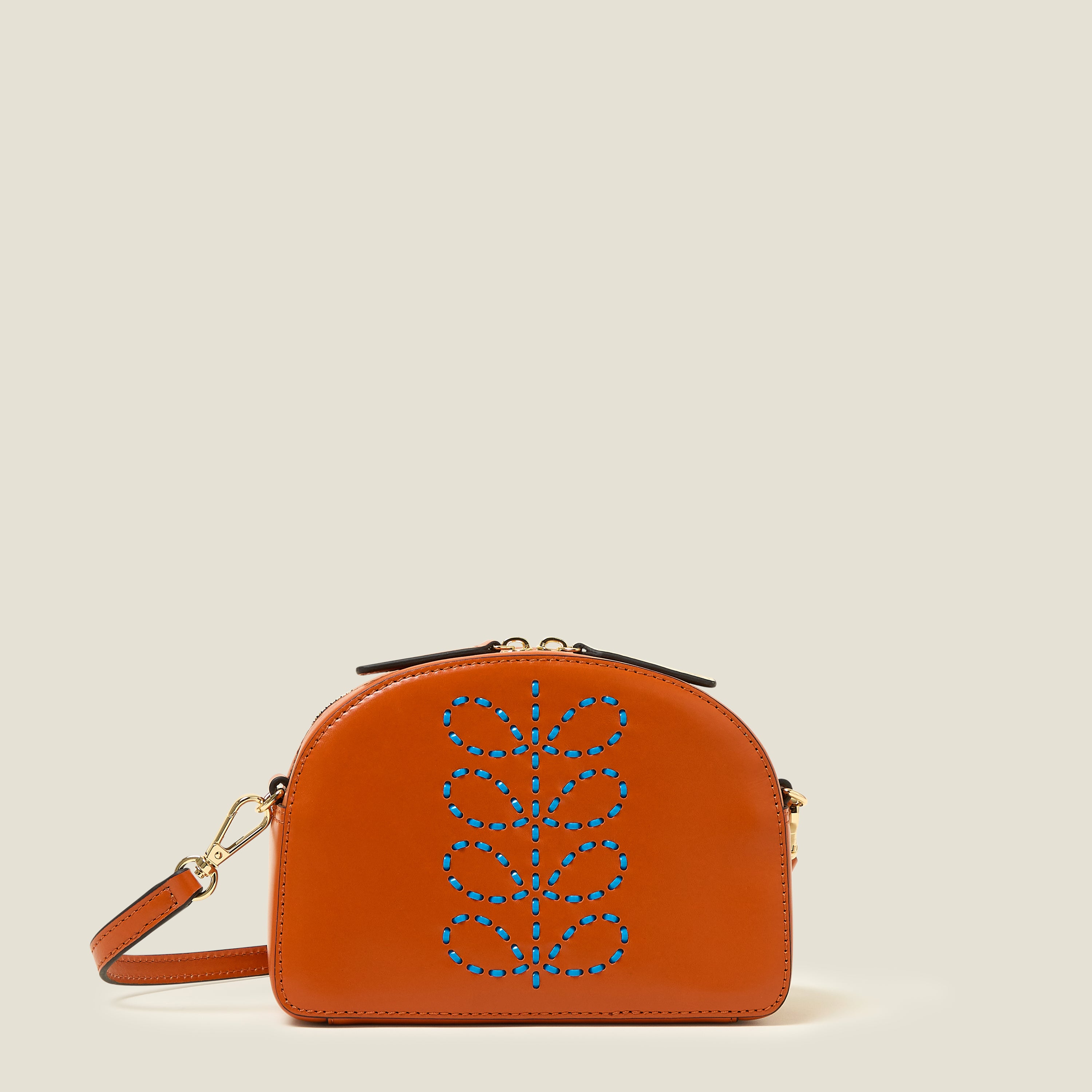 Babaluna Crossbody - Whipstitch Stem Orange