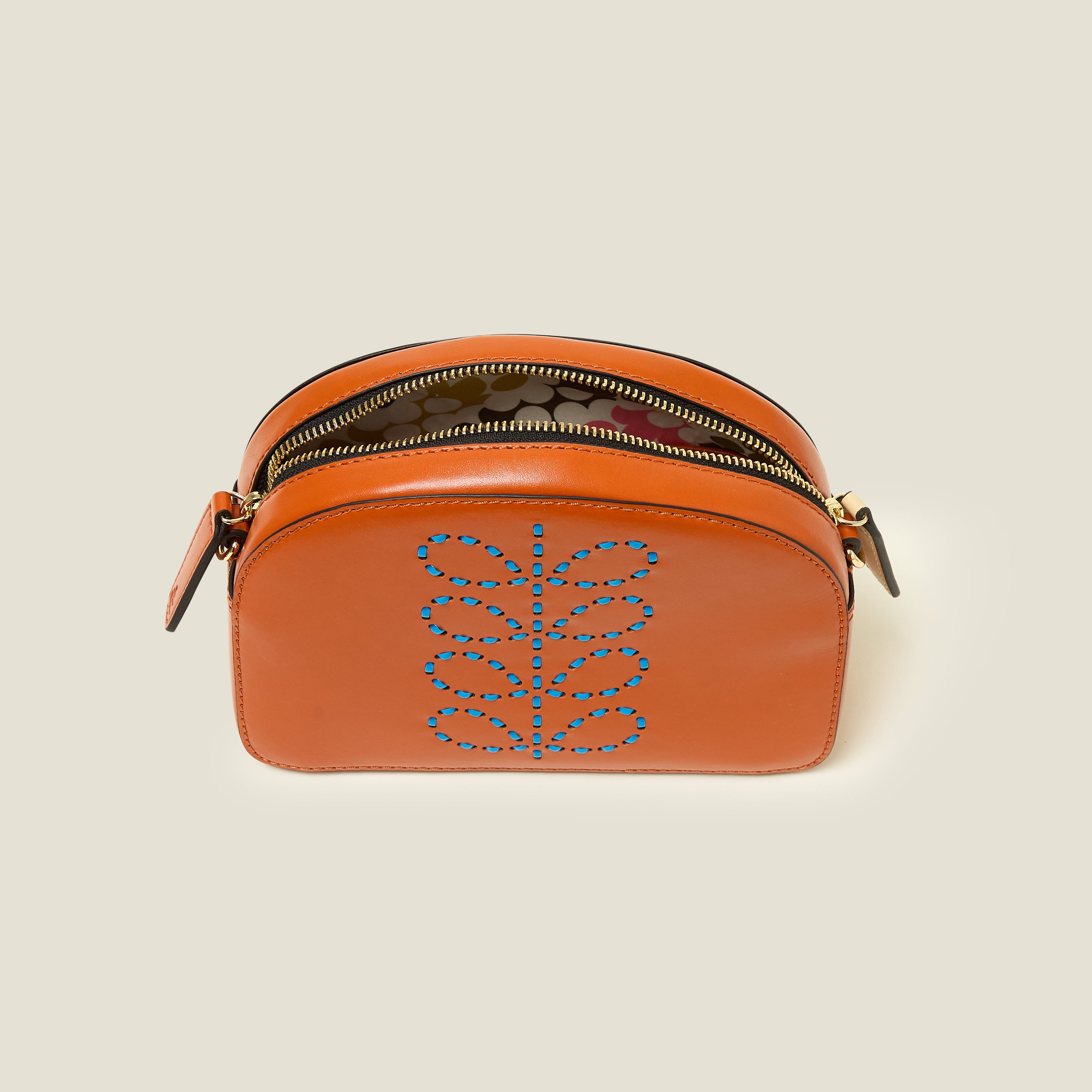 Babaluna Crossbody - Whipstitch Stem Orange