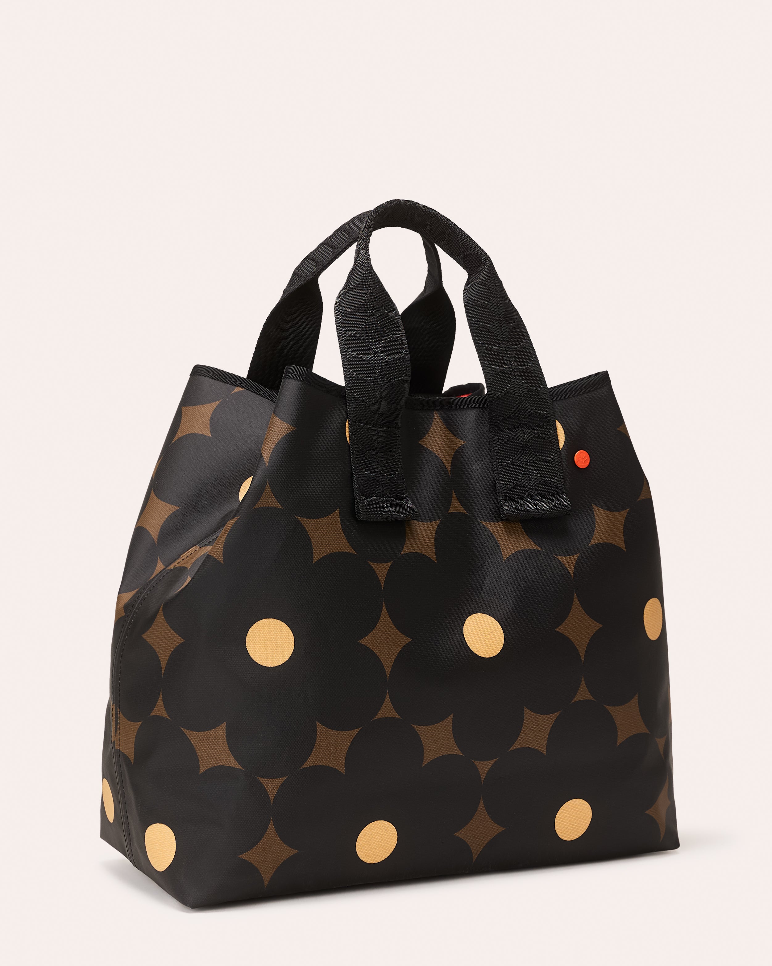 Carryall Large Tote - Flower Power Ebony