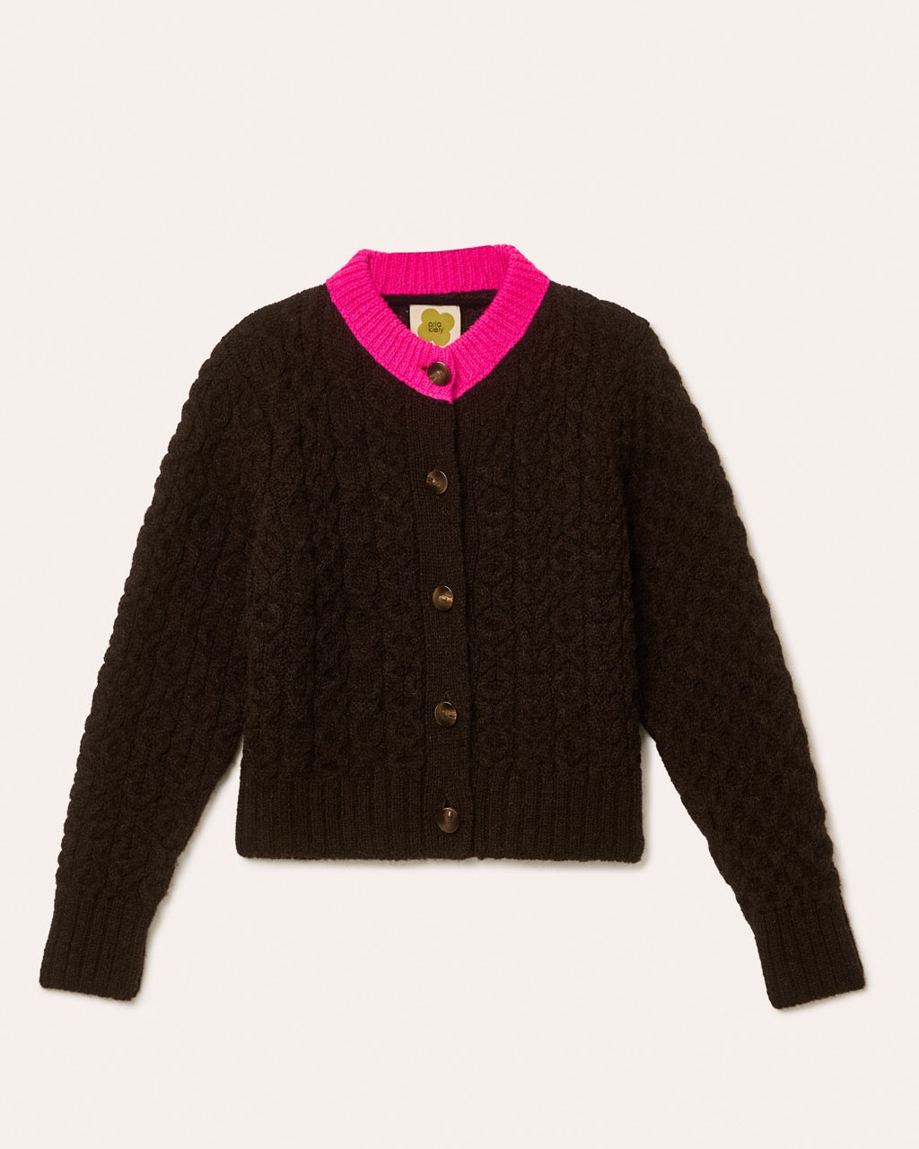 Maeve Cardigan - Fandango Pink/Chestnut