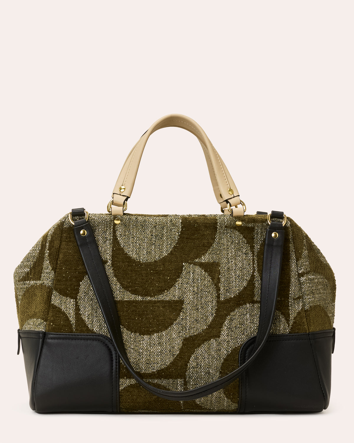 Opera Leather Shoulder Bag - Moss Green