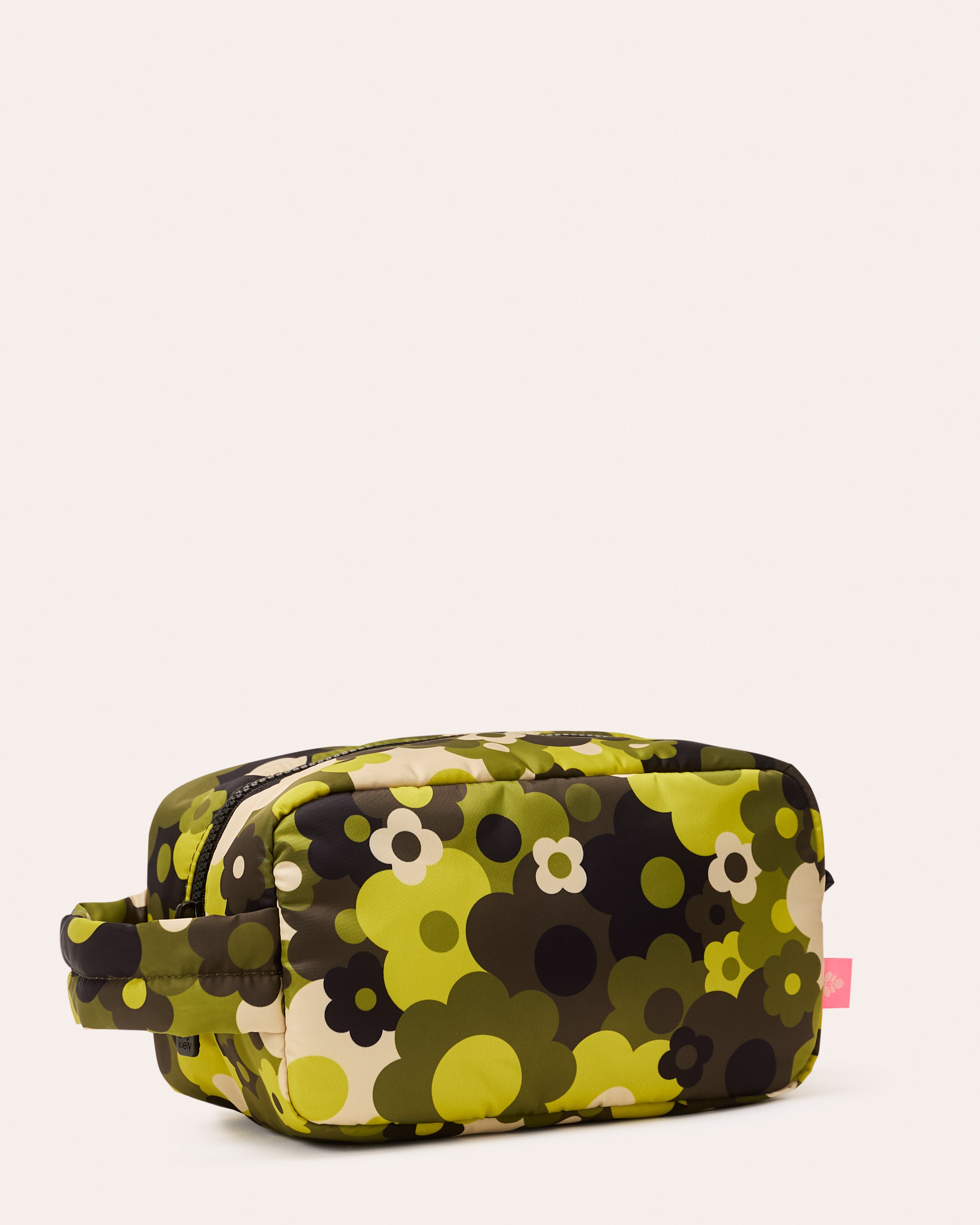 Puffy Large Wash Bag - Flower Explosion Fern