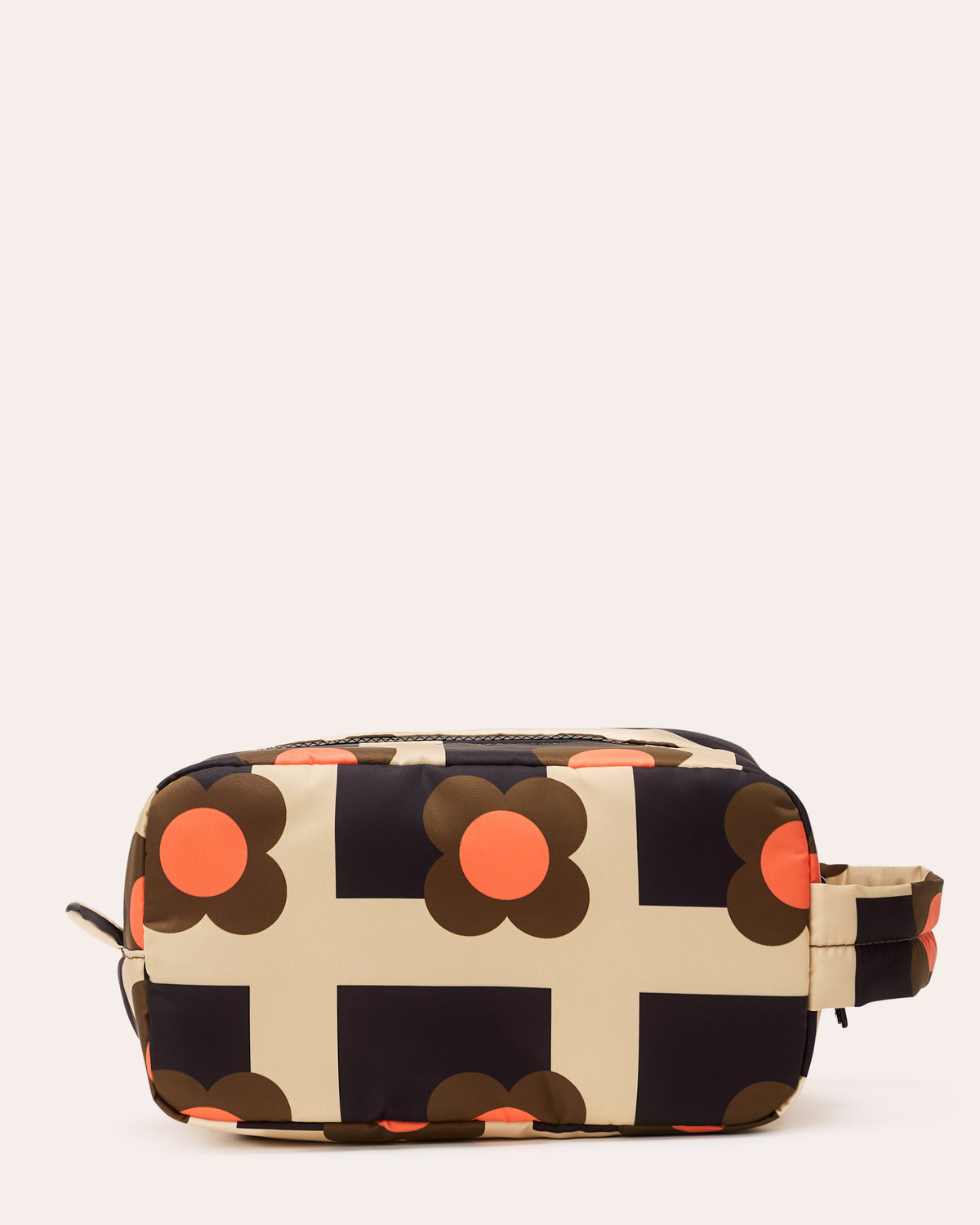 Puffy Large Wash Bag - Flower Box Clementine