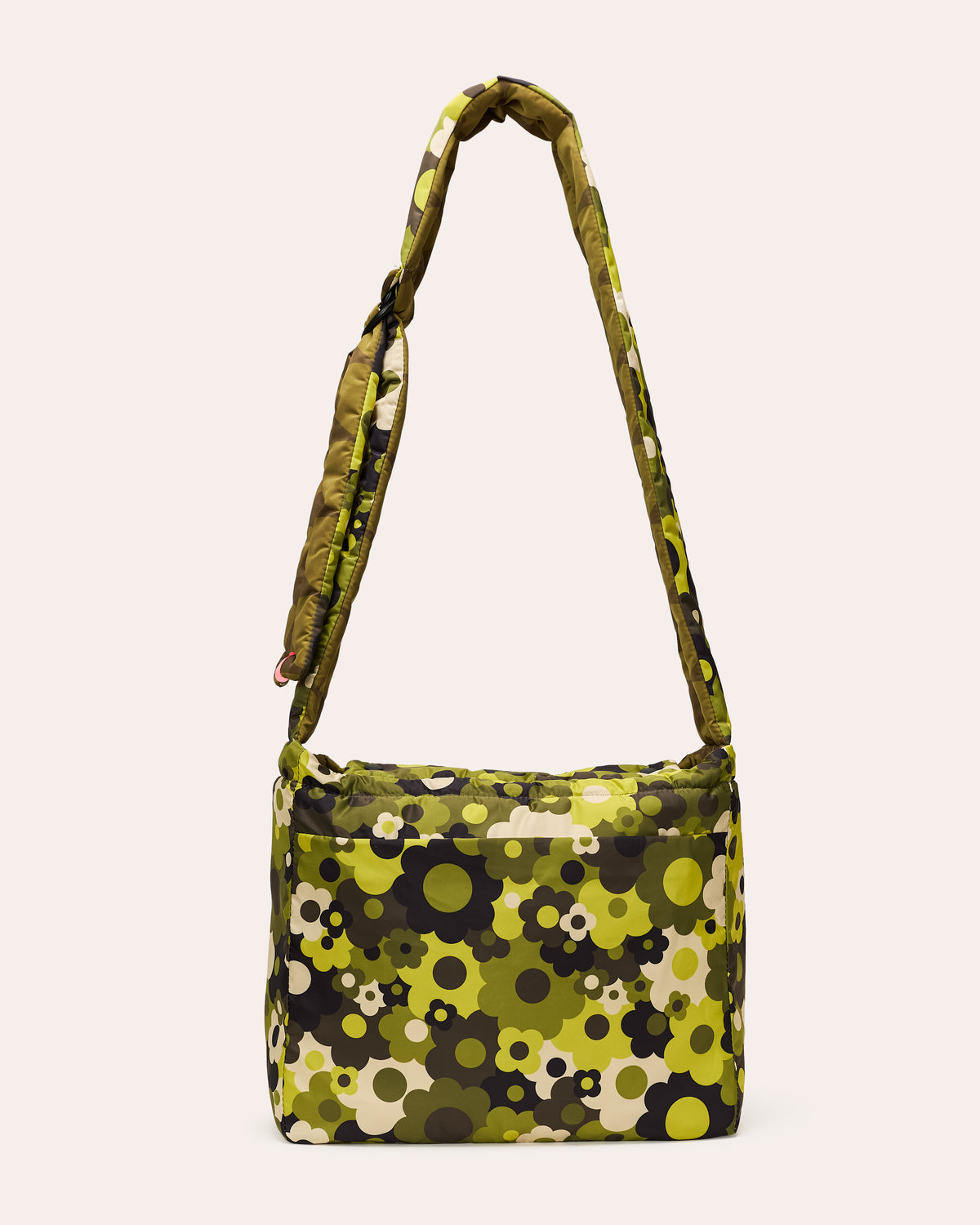 Reversible Puffy Crossbody - Solid Stem Khaki and Fern