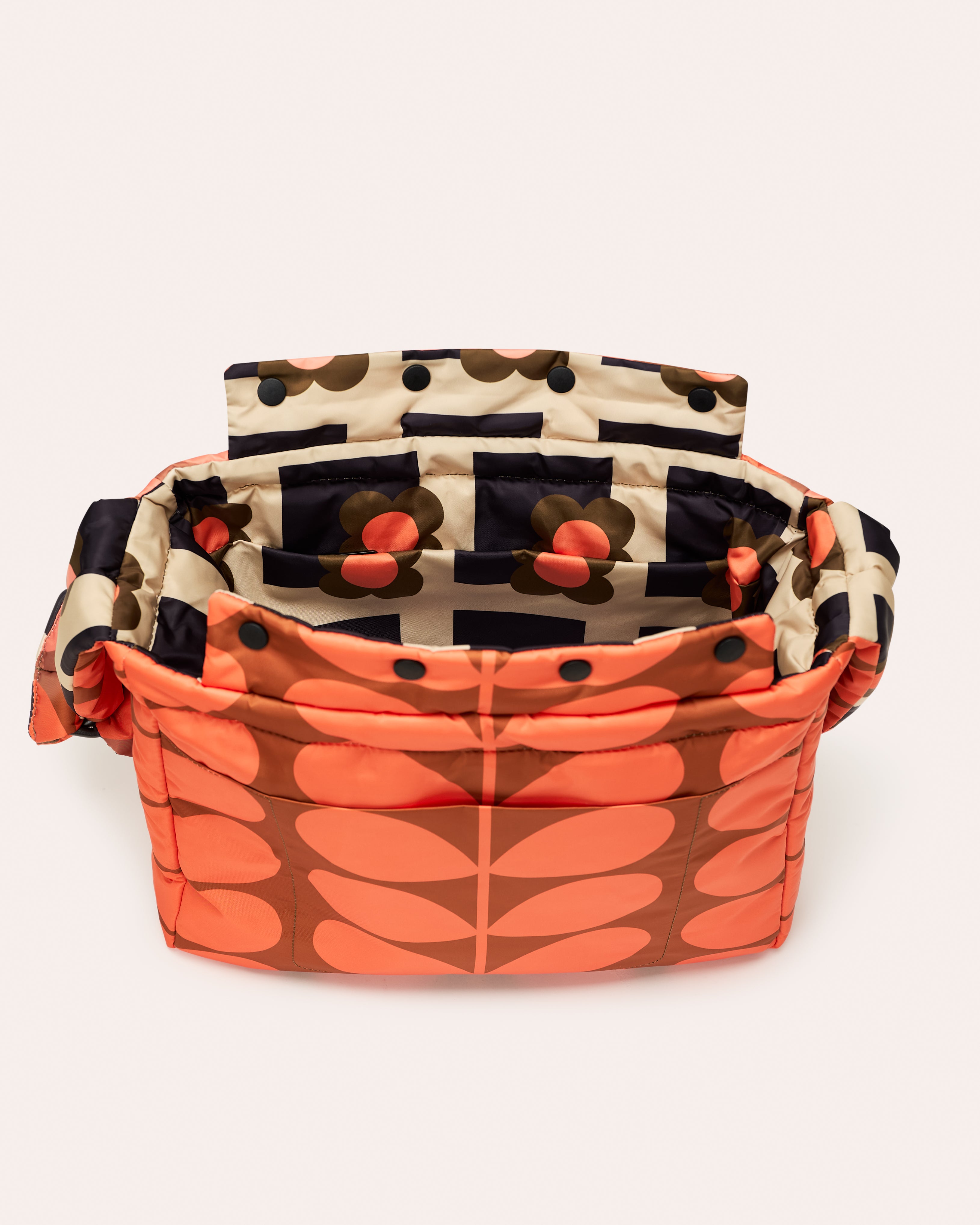 Reversible Puffy Crossbody - Solid Stem Marmalade and Clementine