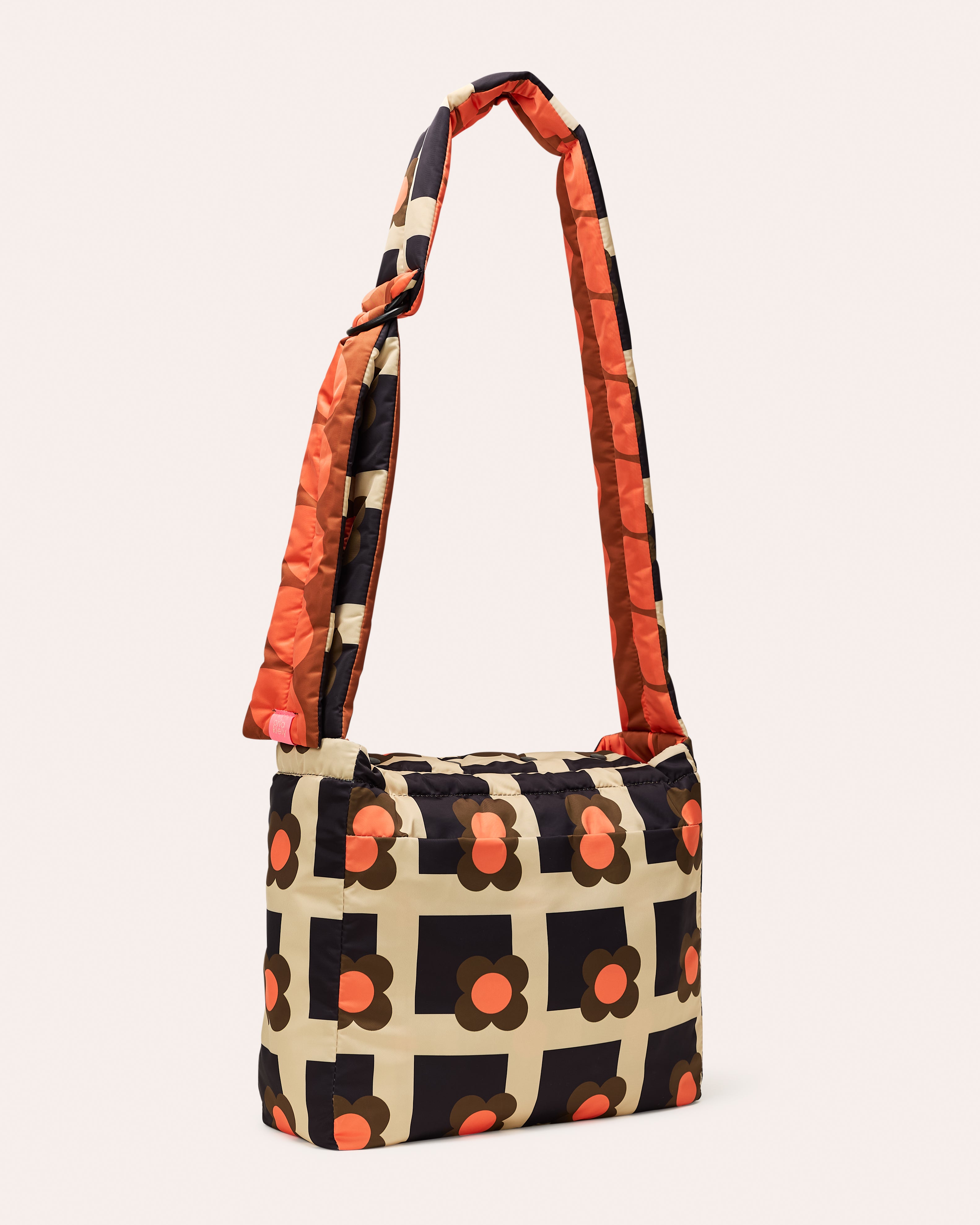 Reversible Puffy Crossbody - Solid Stem Marmalade and Clementine