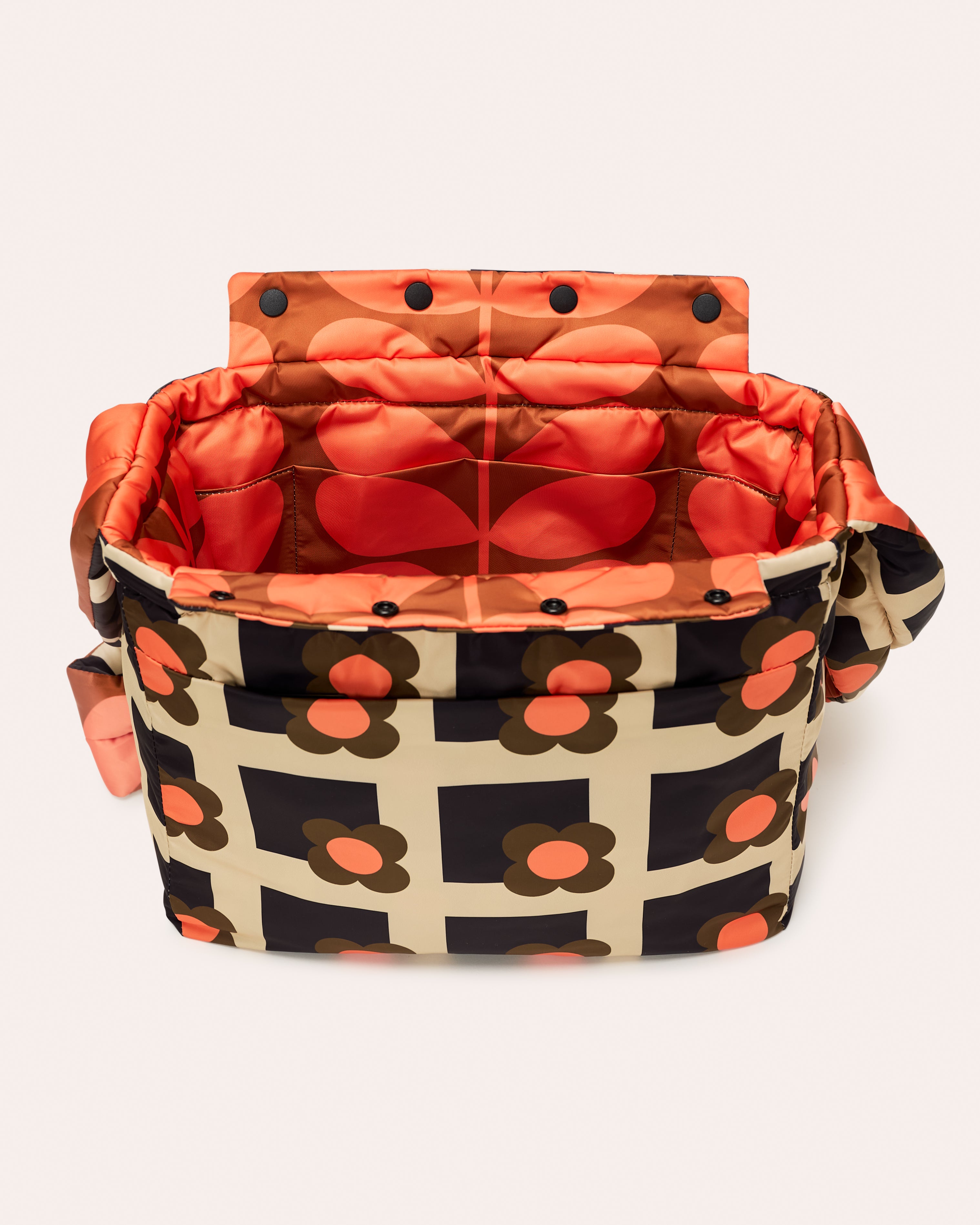 Reversible Puffy Crossbody - Solid Stem Marmalade and Clementine