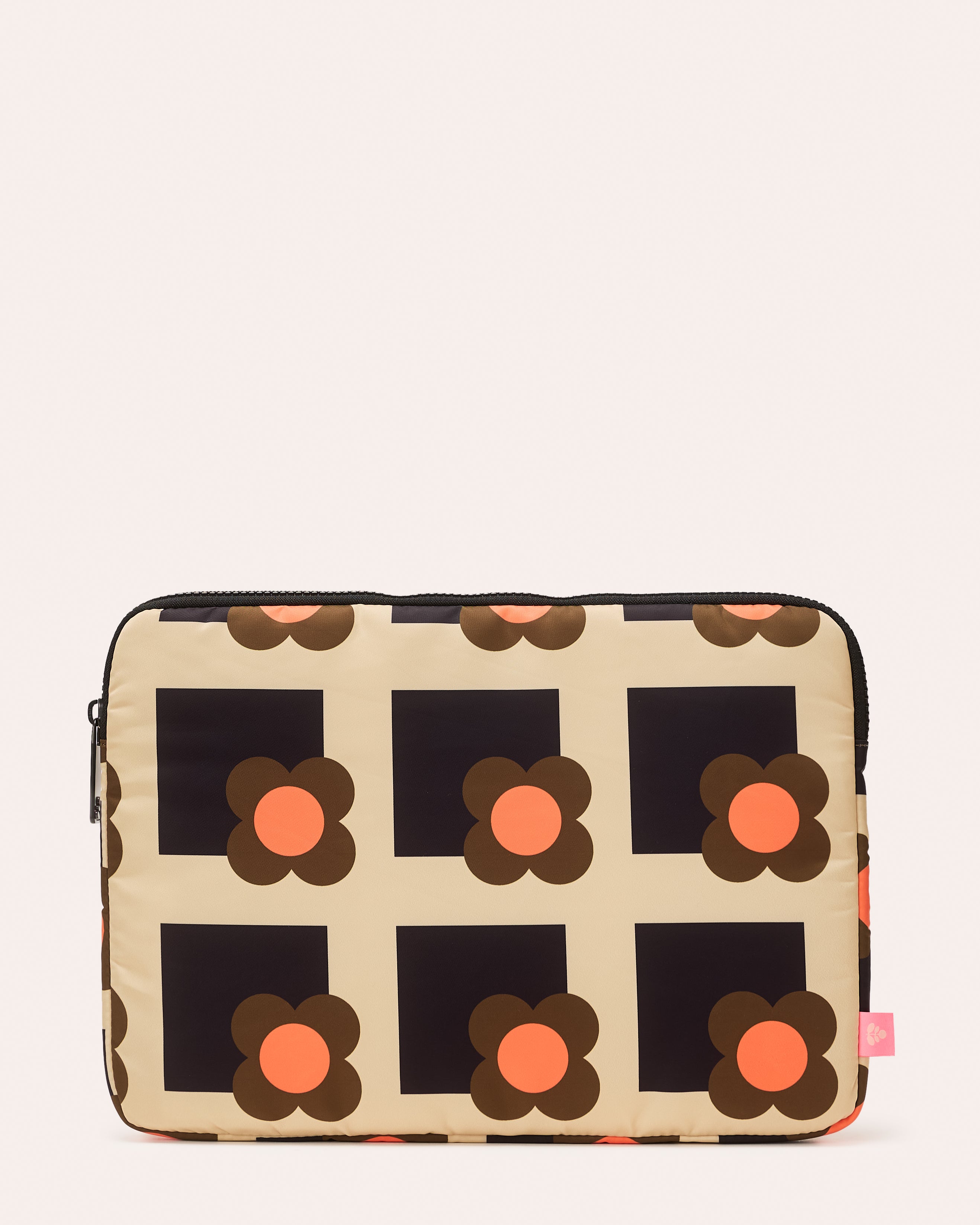 Puffy 13" Laptop Sleeve - Flower Box Clementine