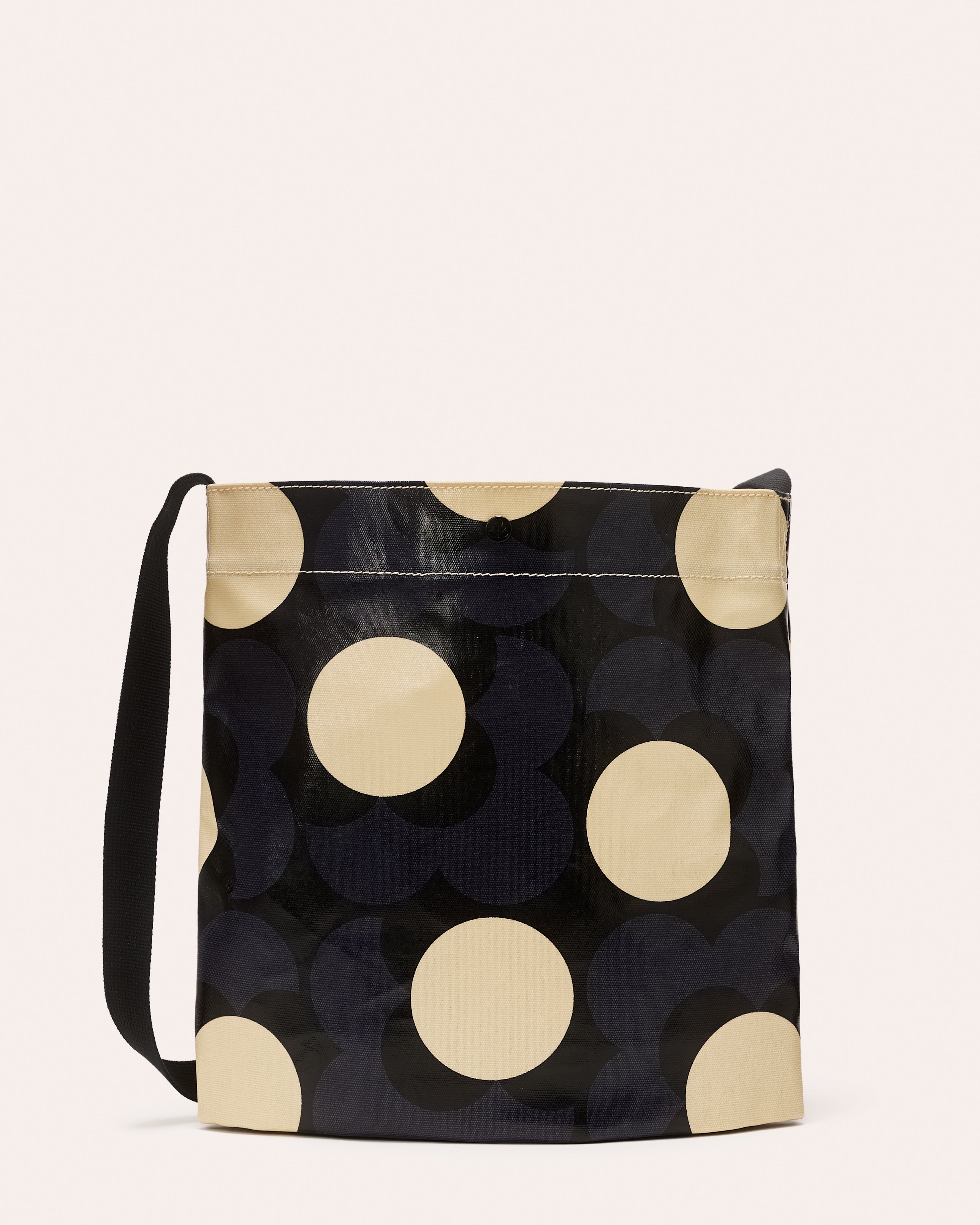 On a Roll Crossbody - Shiny Shadow Flower Midnight