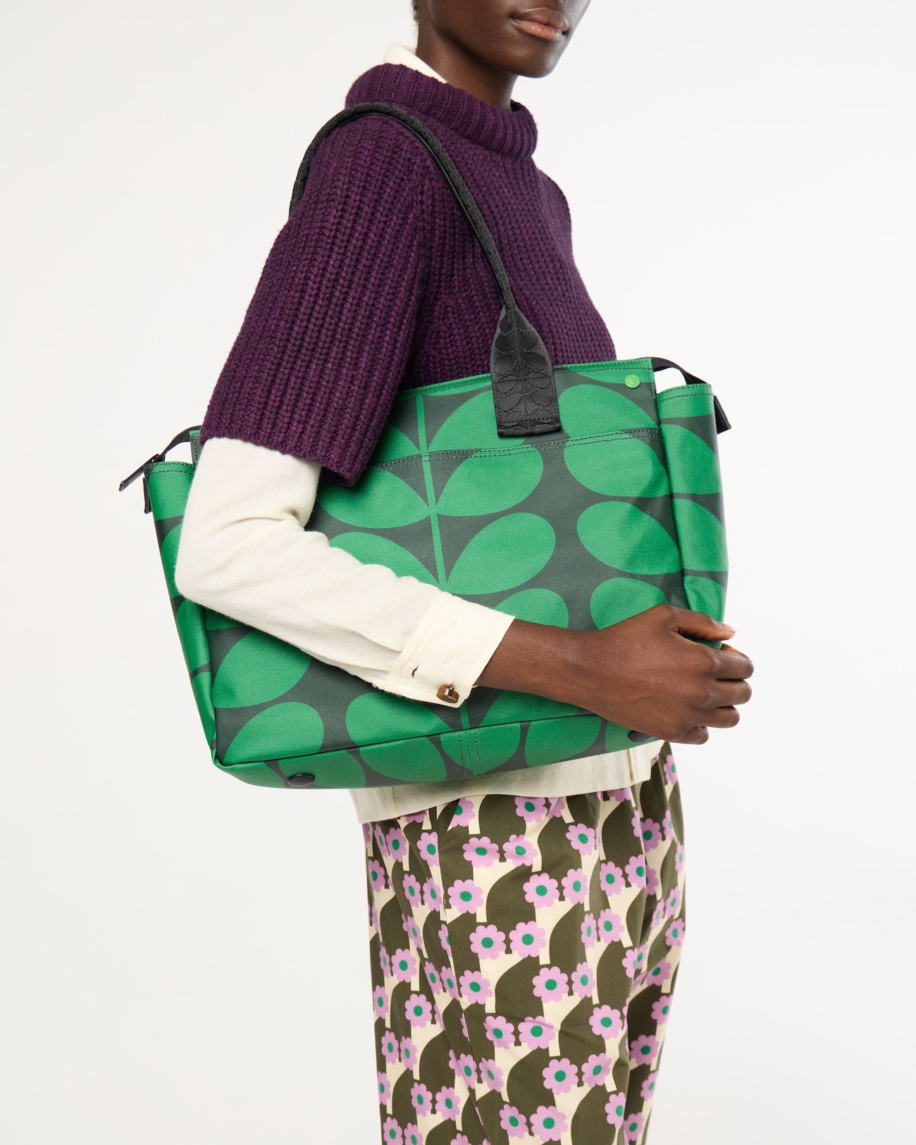 Walker Tote - Solid Stem Forest