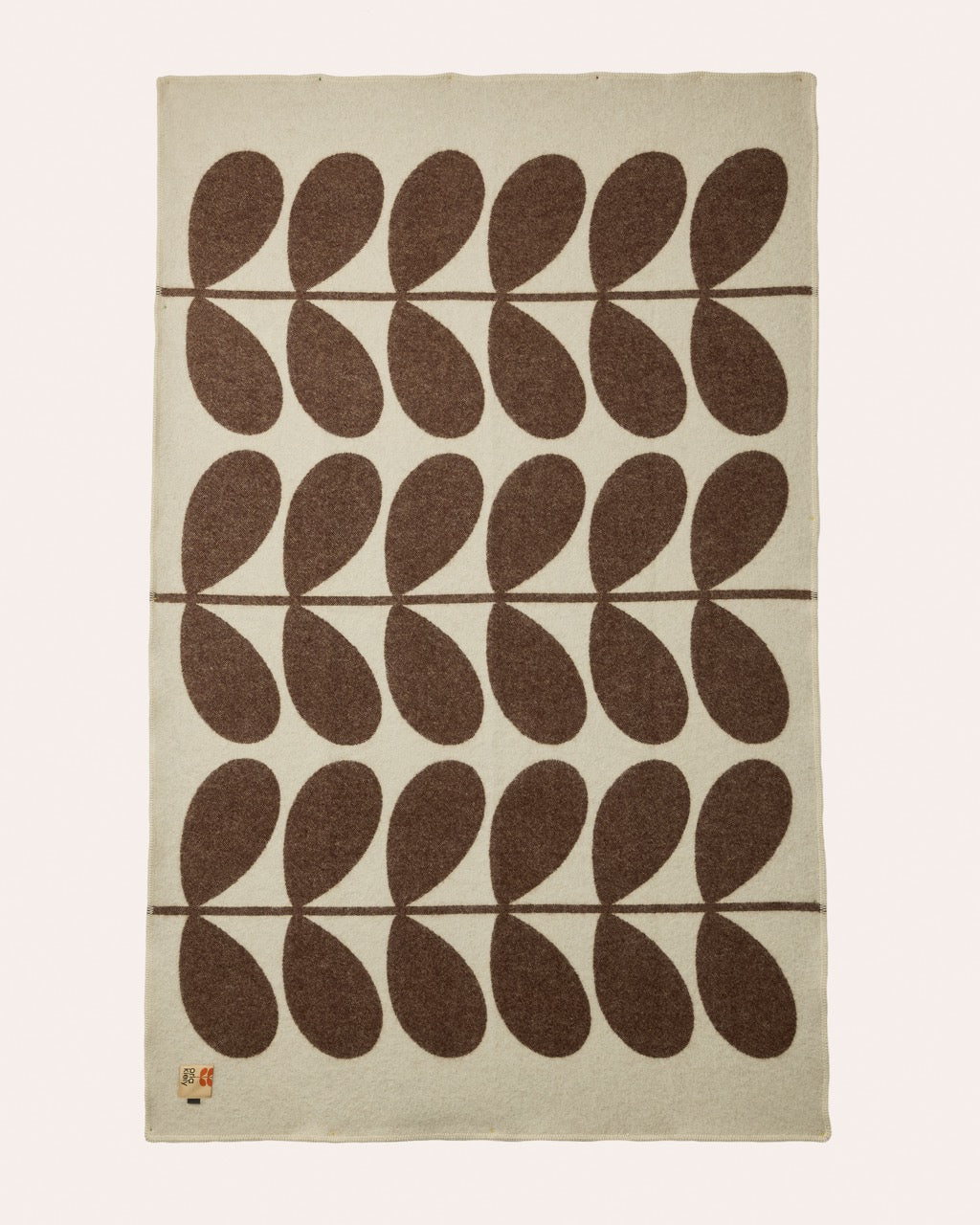 Wool Blanket - Solid Stem Brown