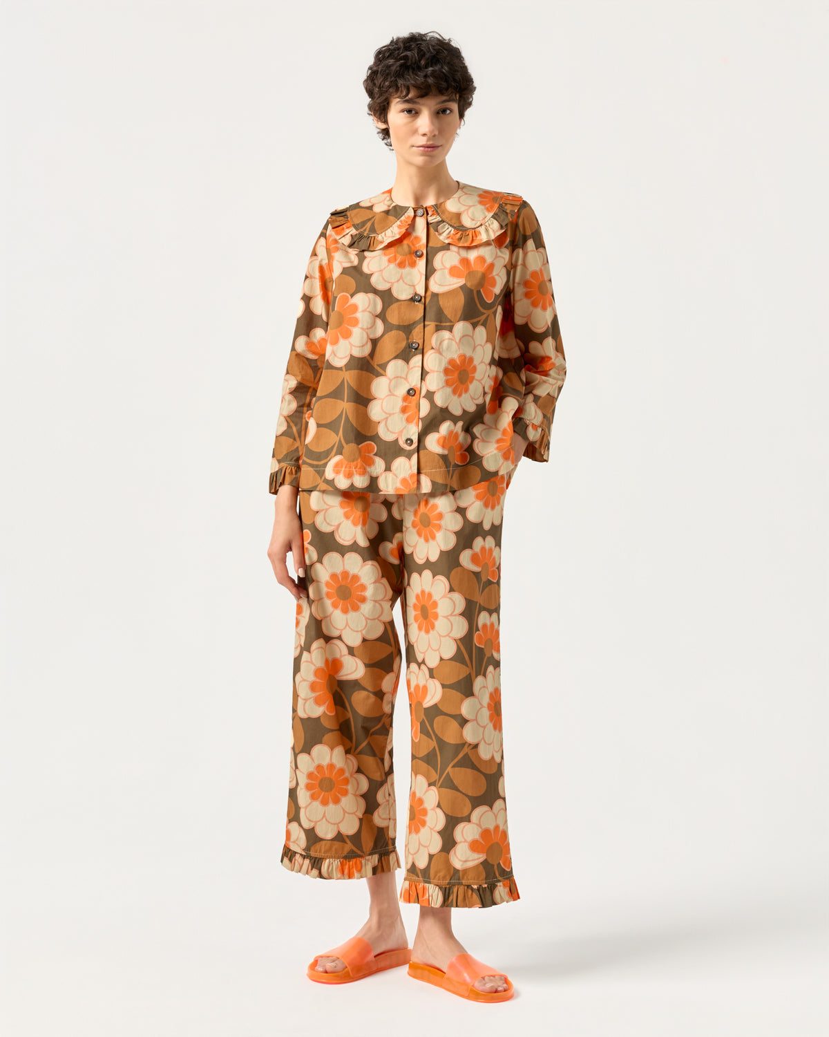 Pyjama Set - Dahlia Orange