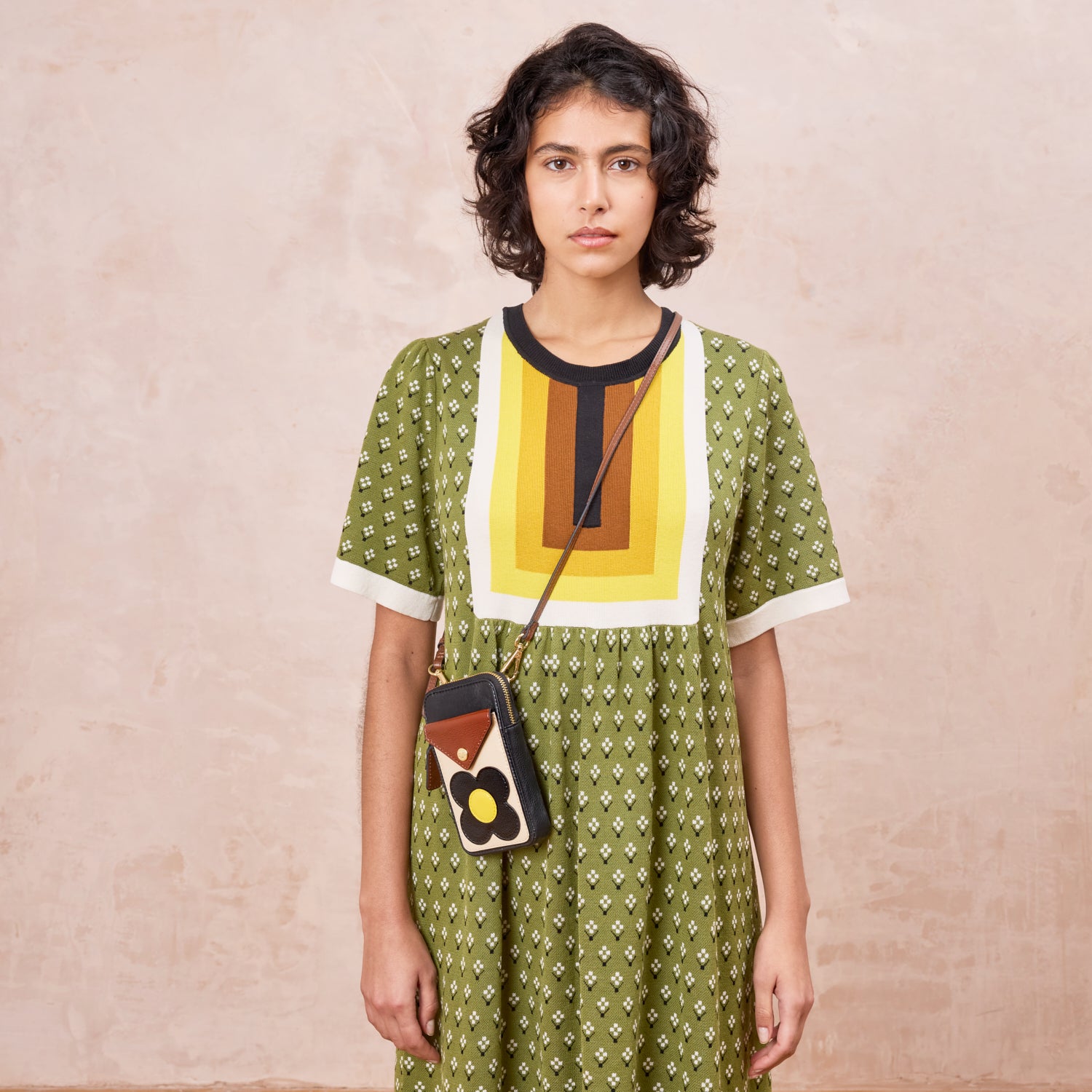 Ariel Phone Case - Flower Applique Multi