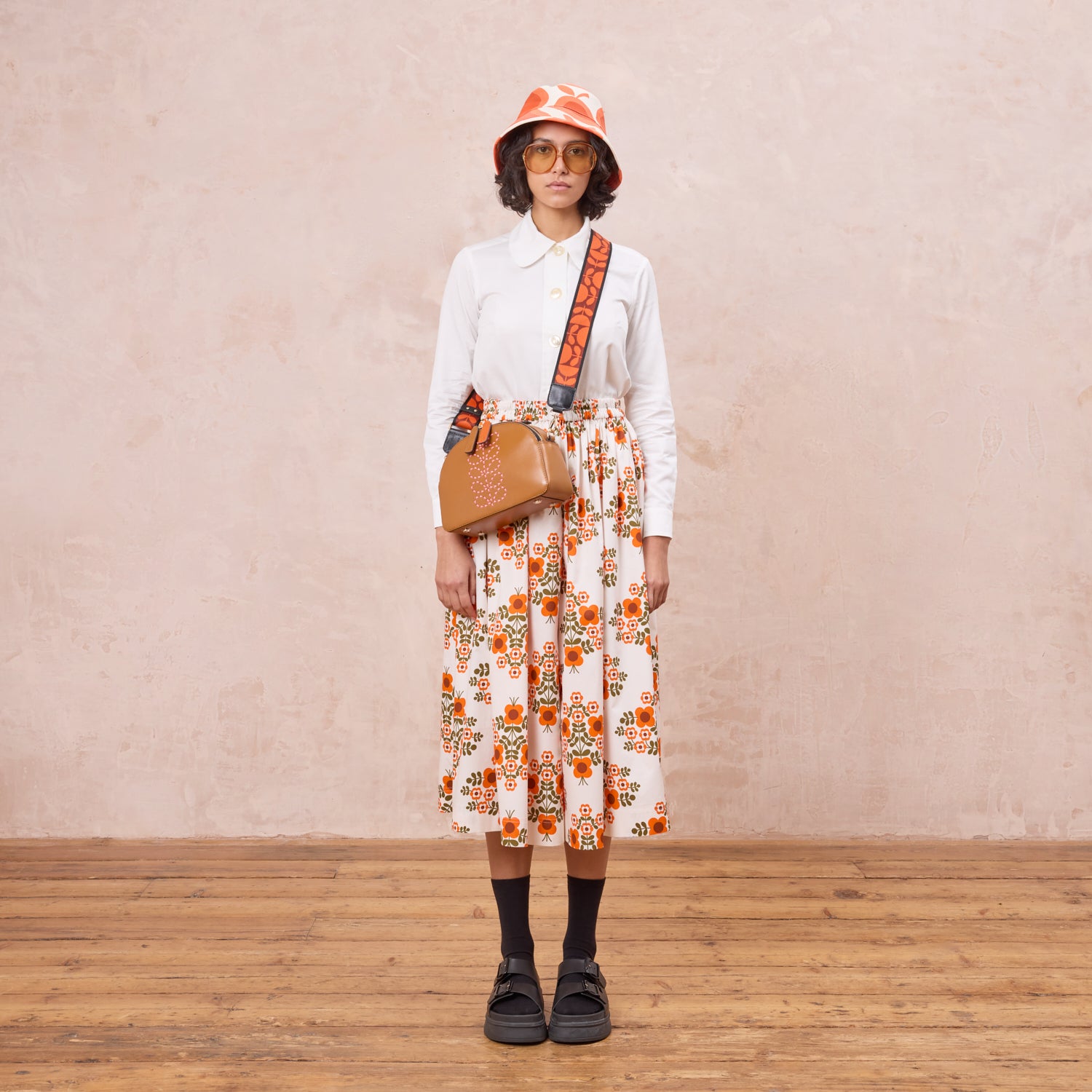 Luna Crossbody - Whipstitch Stem Tan