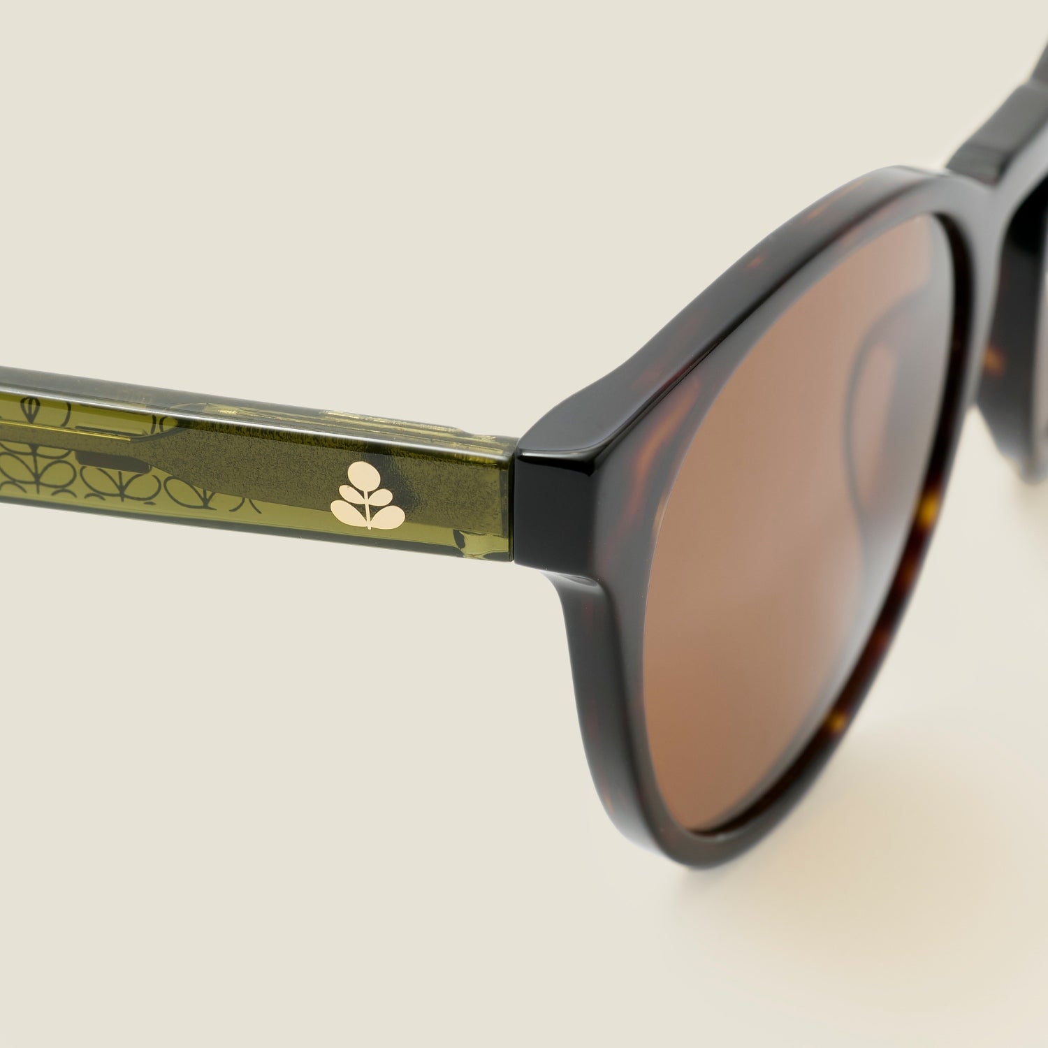 Jasmine Sunglasses - Tortoiseshell & Olive