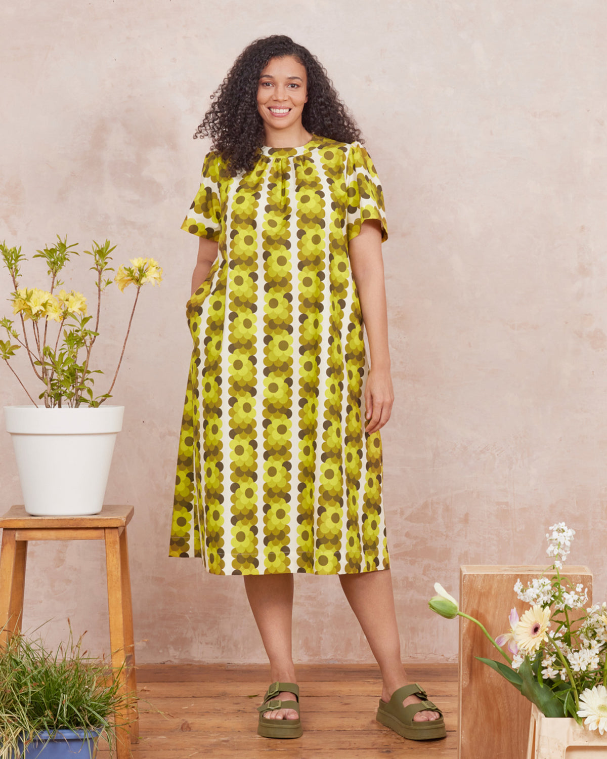 The Orla Dress - Retro Flower