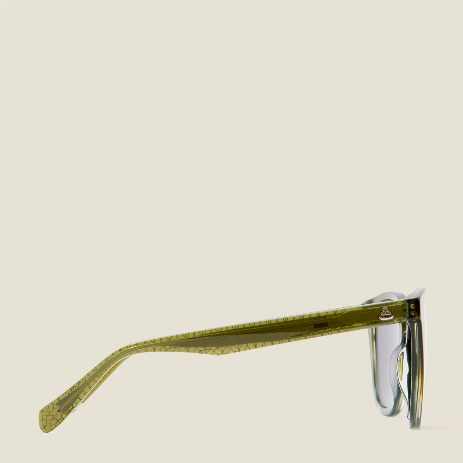 Magnolia Sunglasses - Olive & Linear Stem