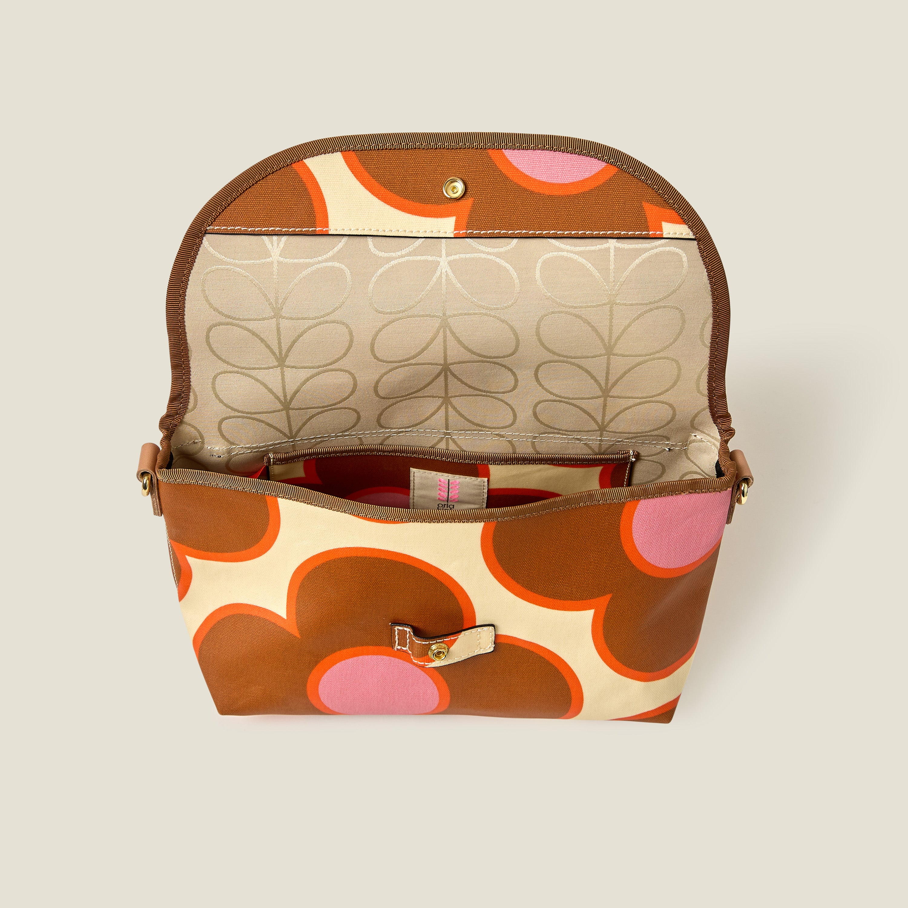 Acre Satchel - Flower Spot Persimmon