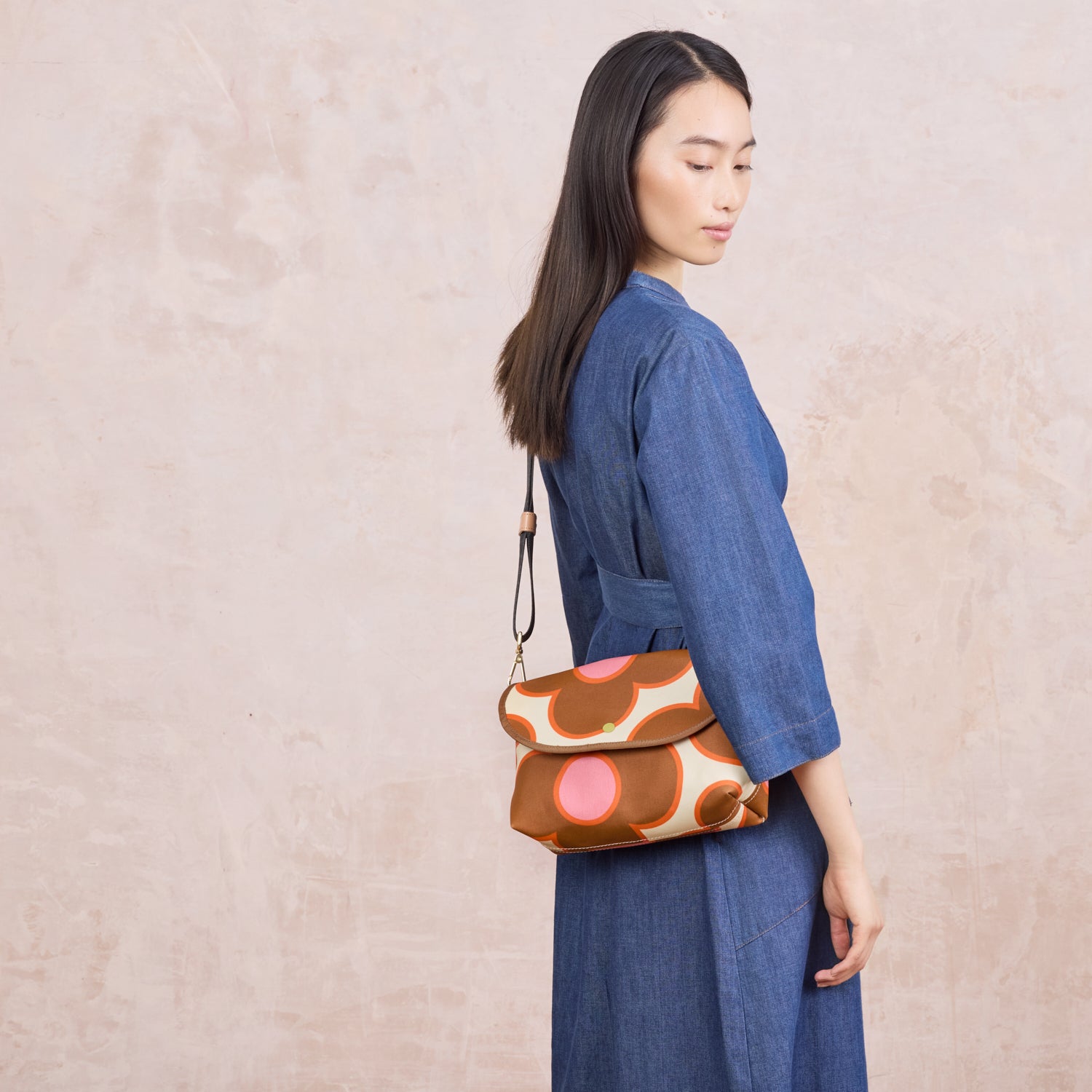 Acre Satchel - Flower Spot Persimmon