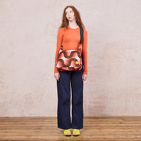 Area Hobo Crossbody - Rolling Waves Rose