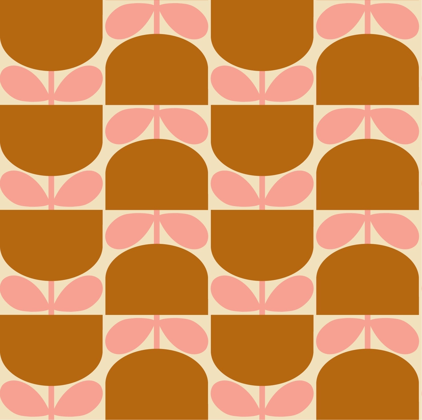 Block Stem Bubblegum Wallpaper