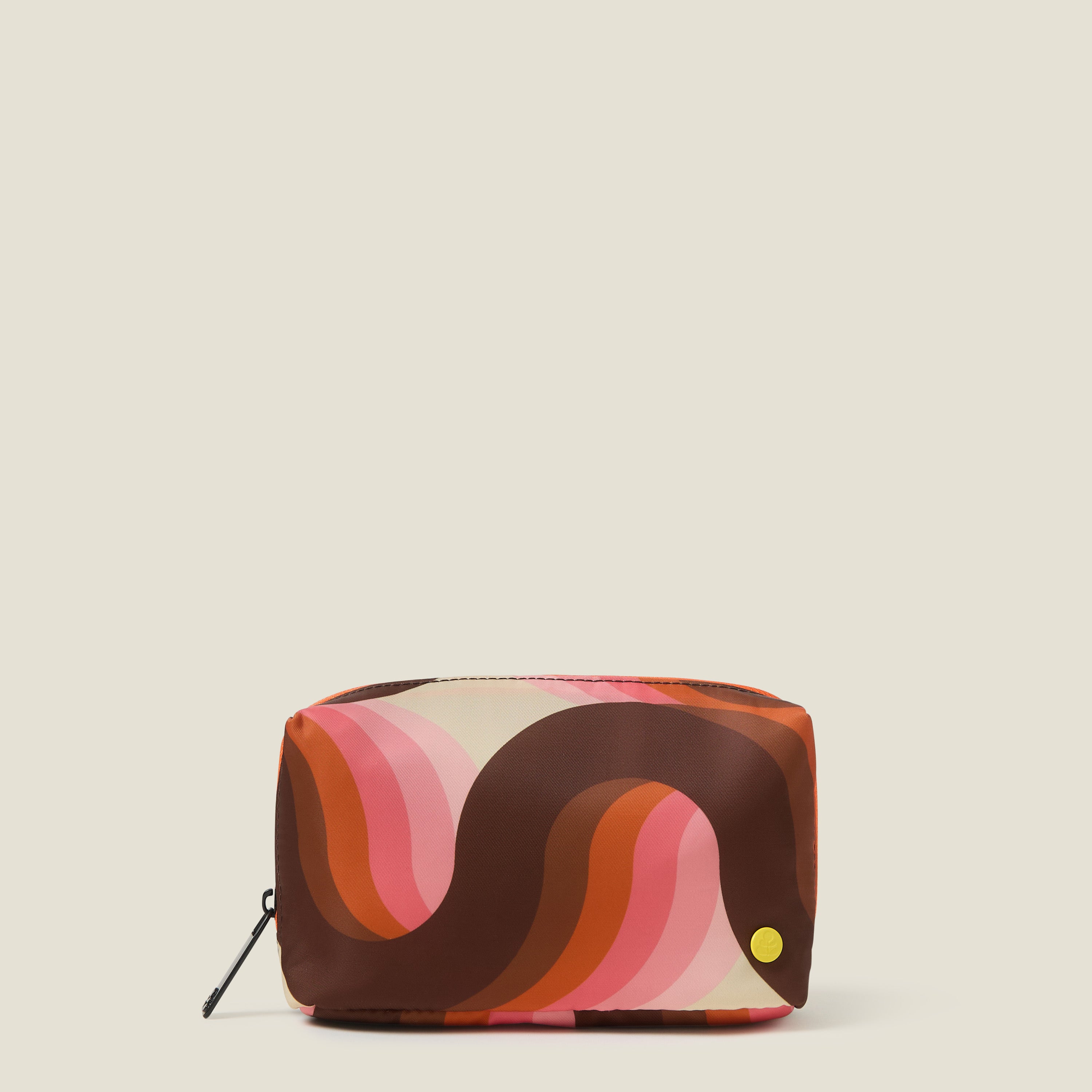 Beta Medium Pouch - Rolling Waves Rose