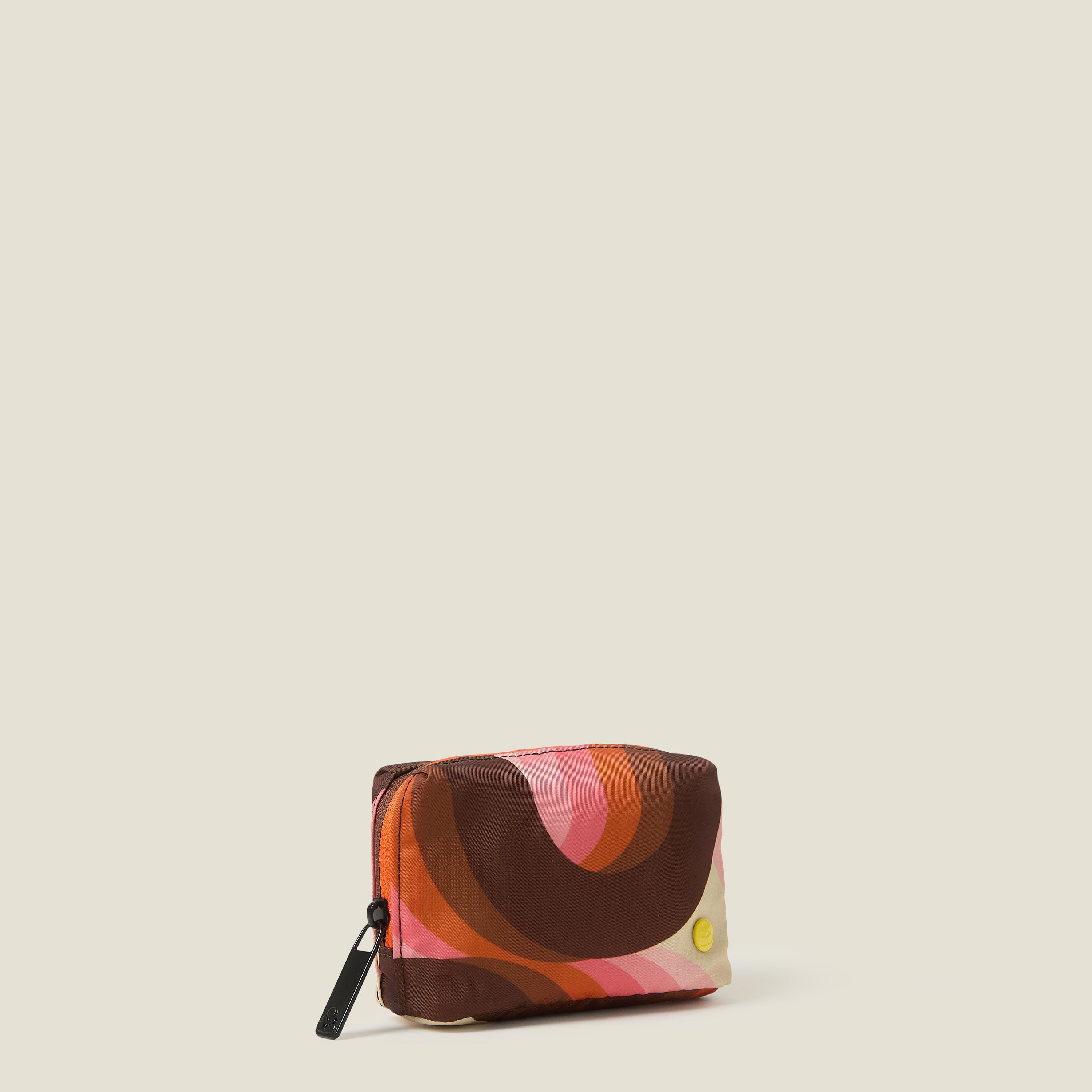 Beta Small Pouch - Rolling Waves Rose