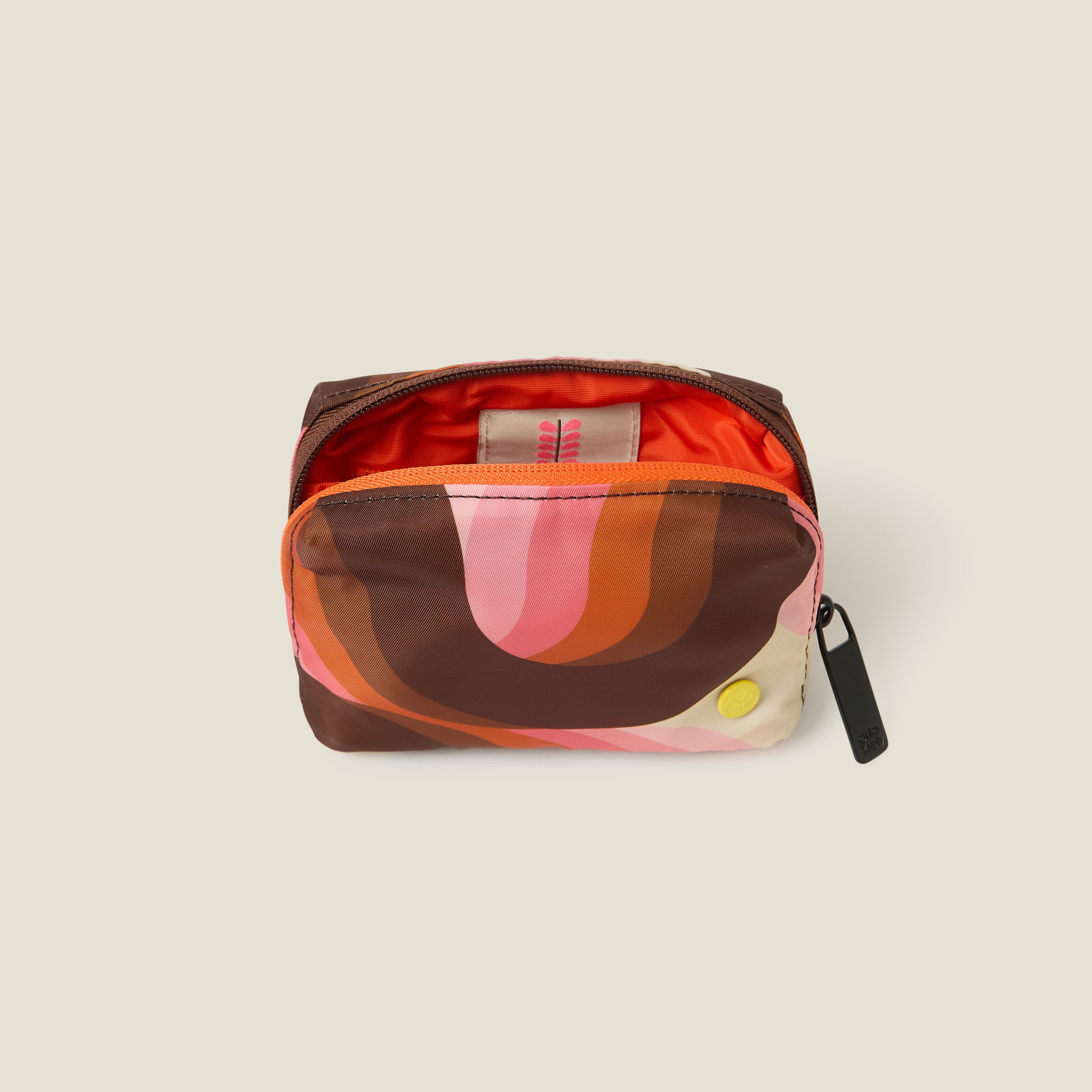 Beta Small Pouch - Rolling Waves Rose