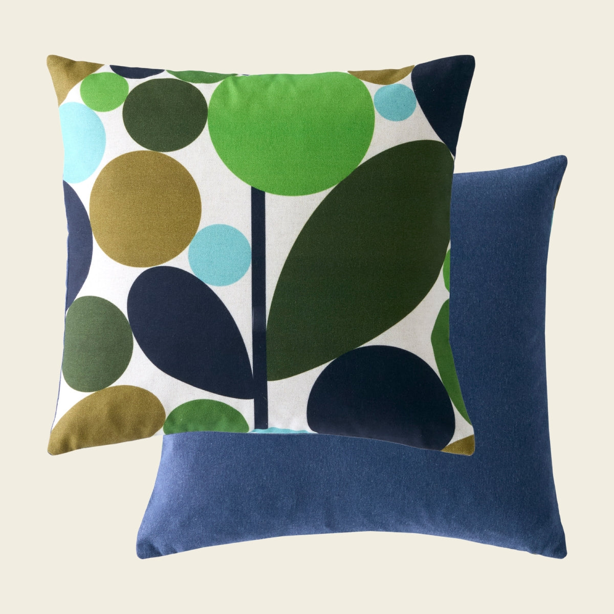 Bubble Flower Cushion - Evergreen