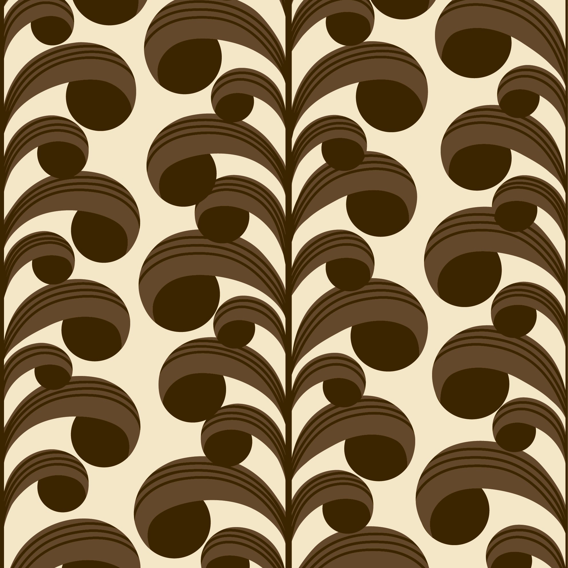 Calathea Porcini Wallpaper Sample
