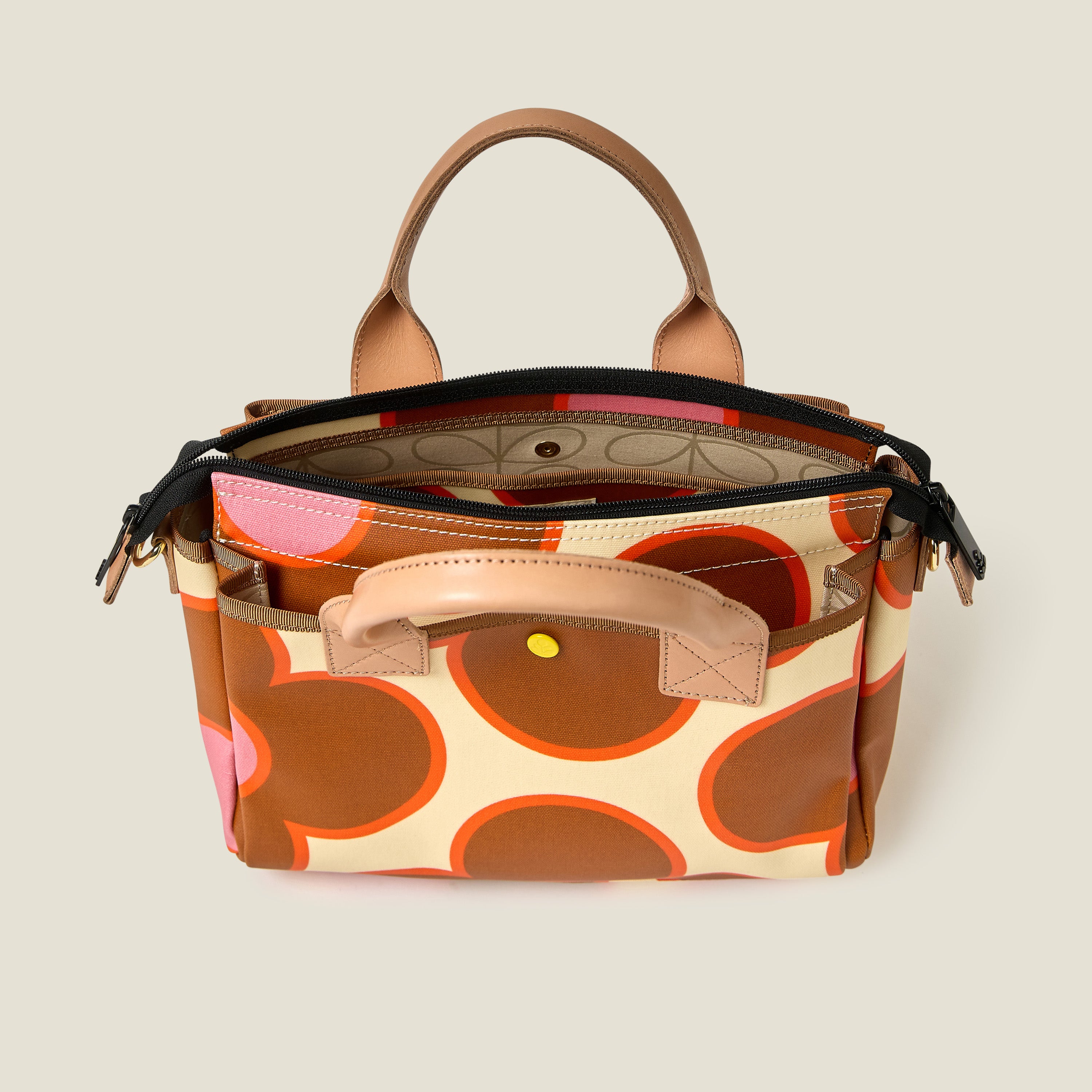 Calder Handbag - Flower Spot Persimmon
