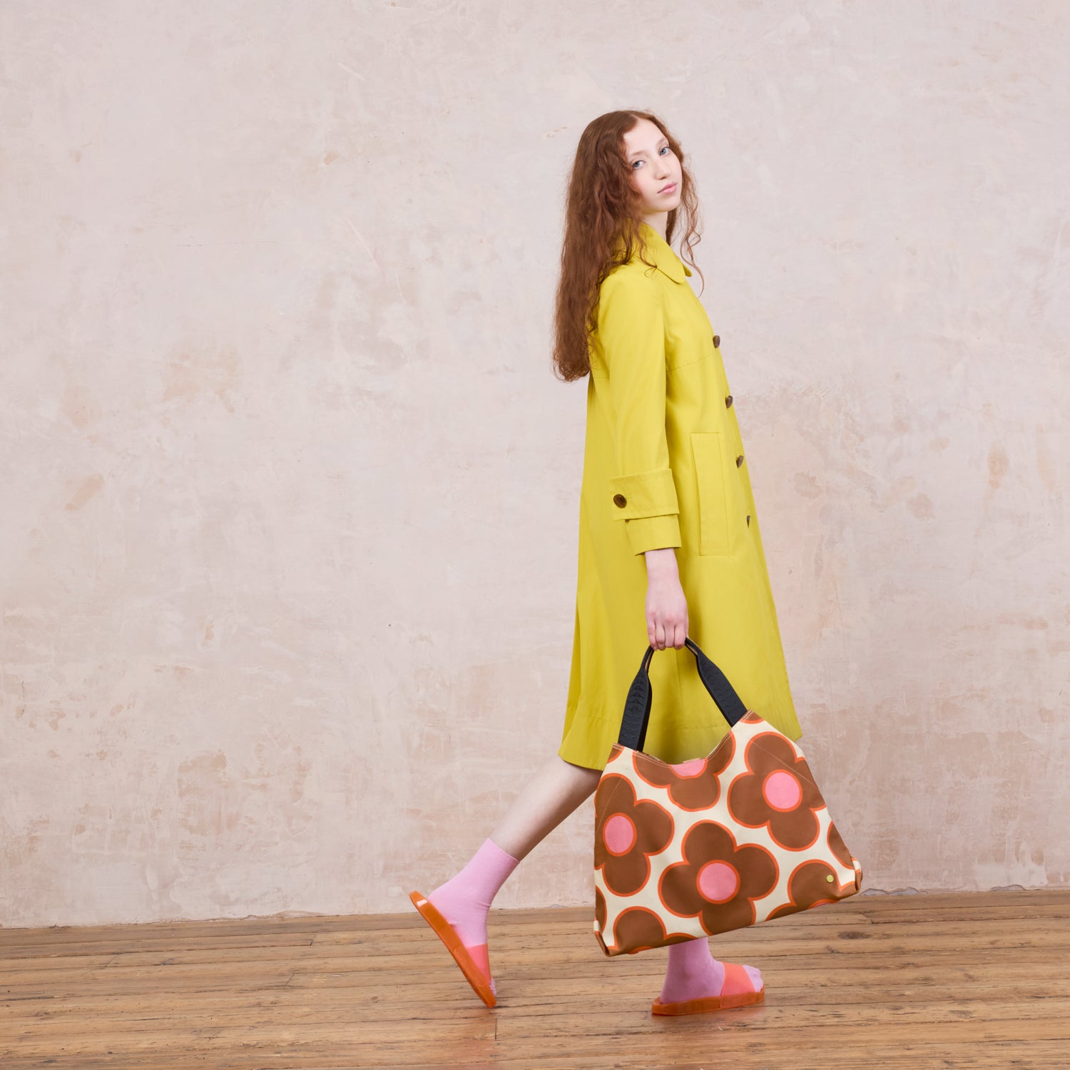 Classic Holdall - Flower Spot Persimmon