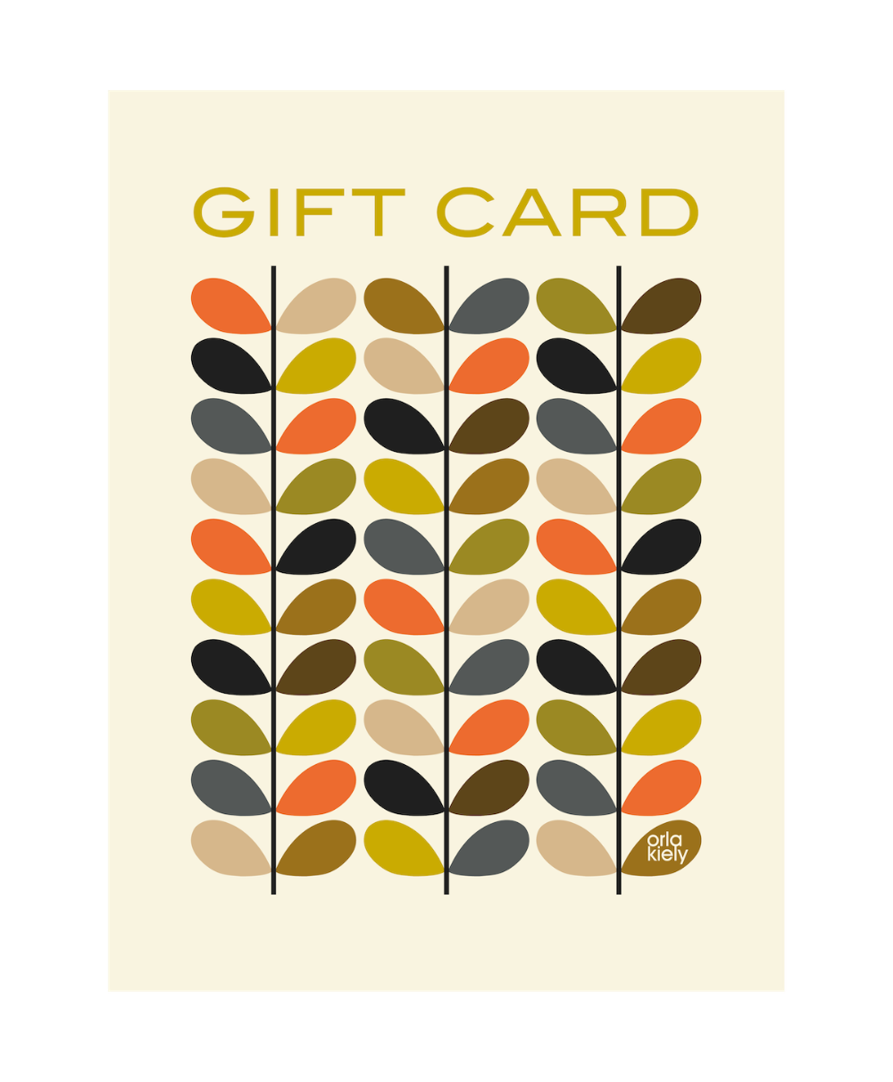 Digital Gift Card Graphics by Orla Kiely
