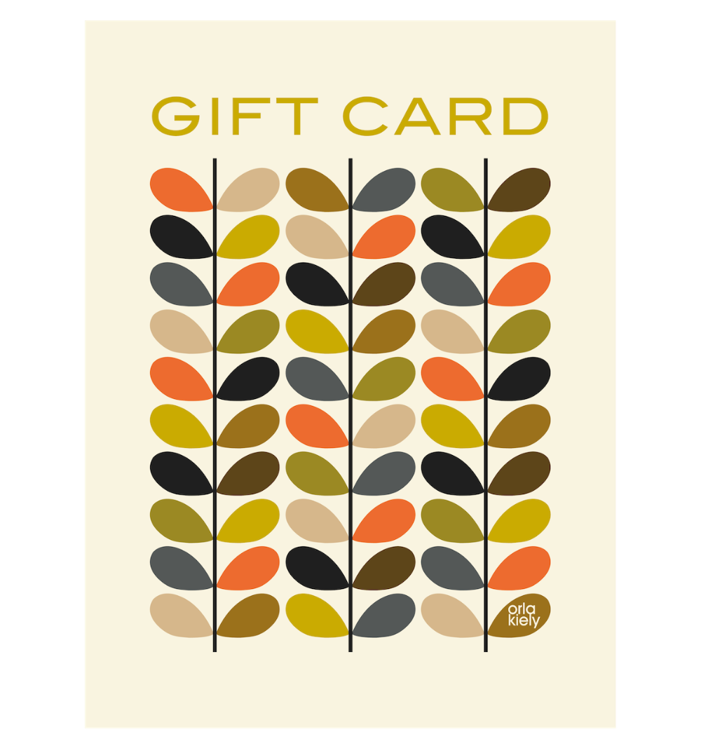 Digital Gift Card Graphics by Orla Kiely