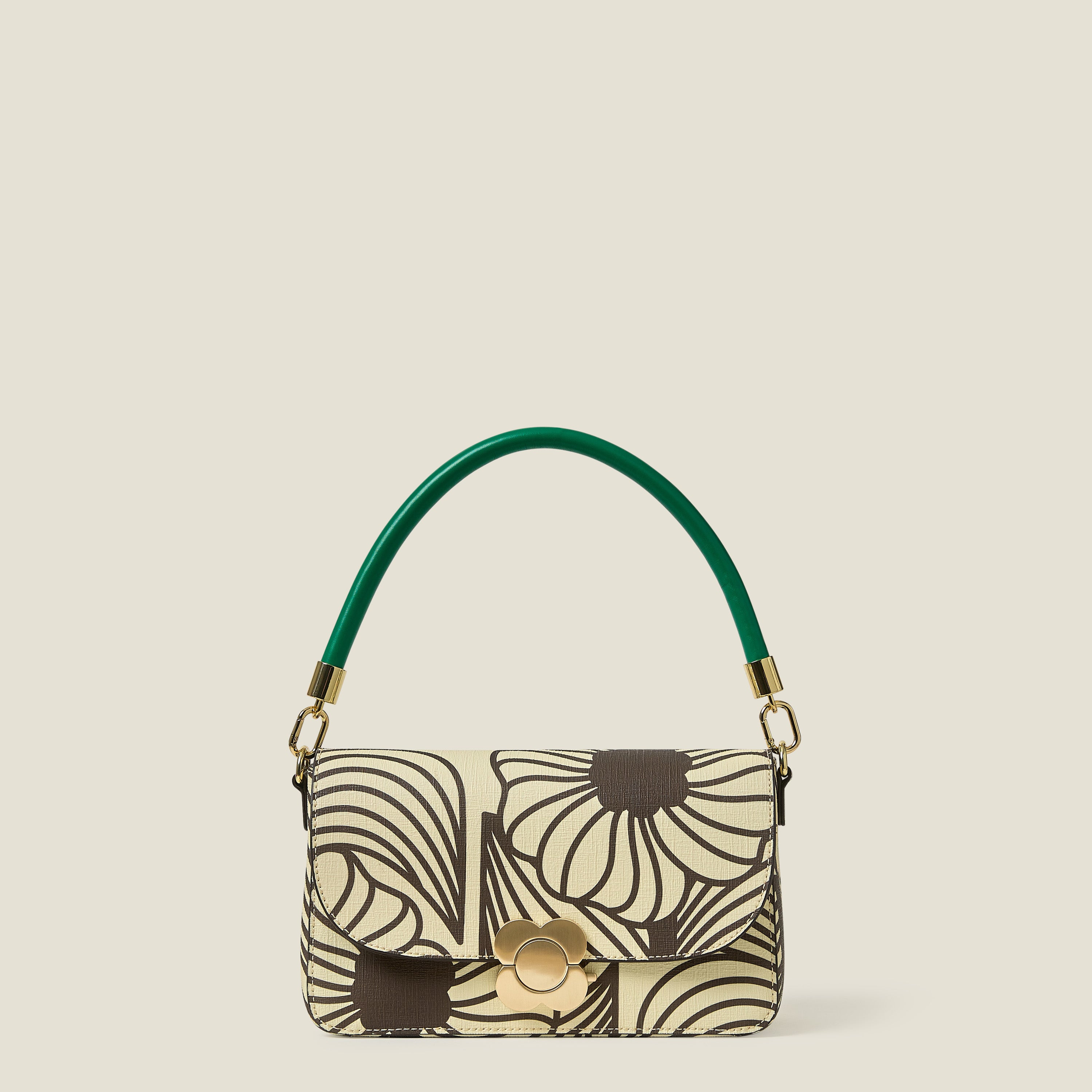 Leather Shoulder Strap - Emerald